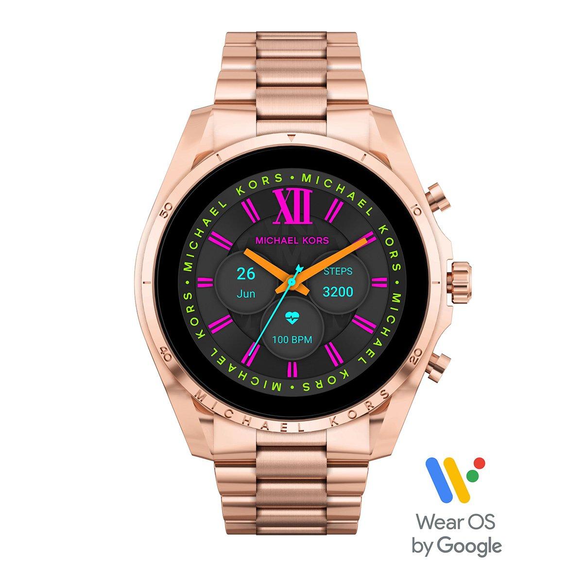 Michael kors smart watch rose online