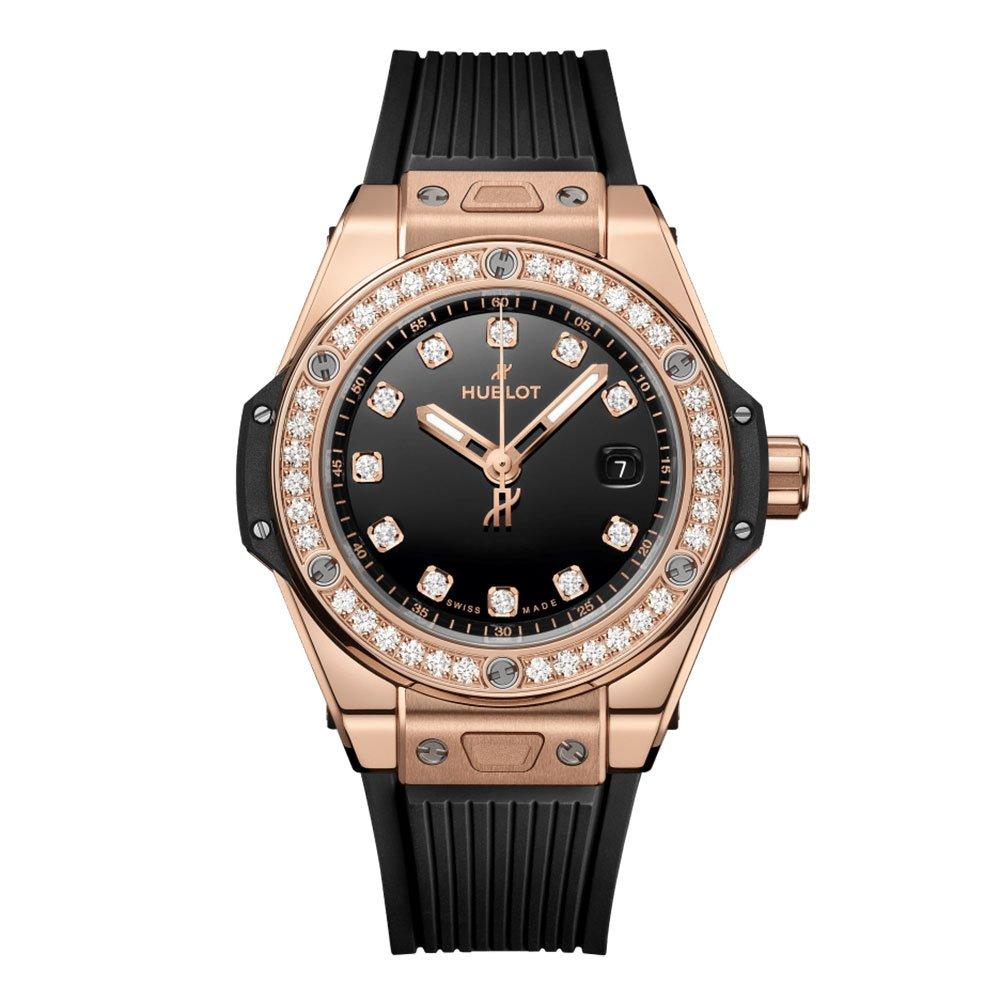 Hublot Big Bang One-Click 18ct King Gold Diamonds 33mm Automatic Ladies Watch
