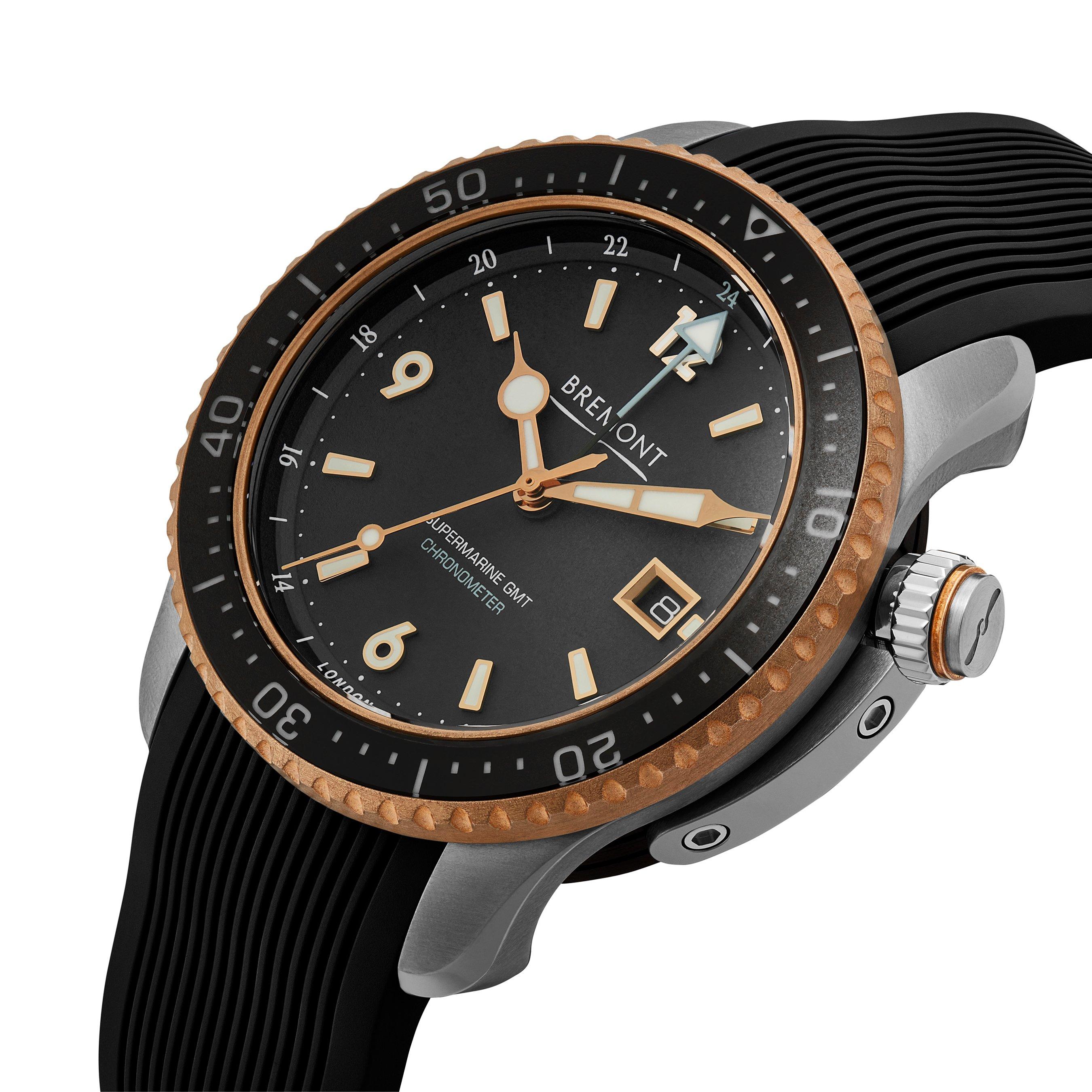 Bremont Supermarine Descent II 43mm Titanium and Bronze Automatic Men’s ...