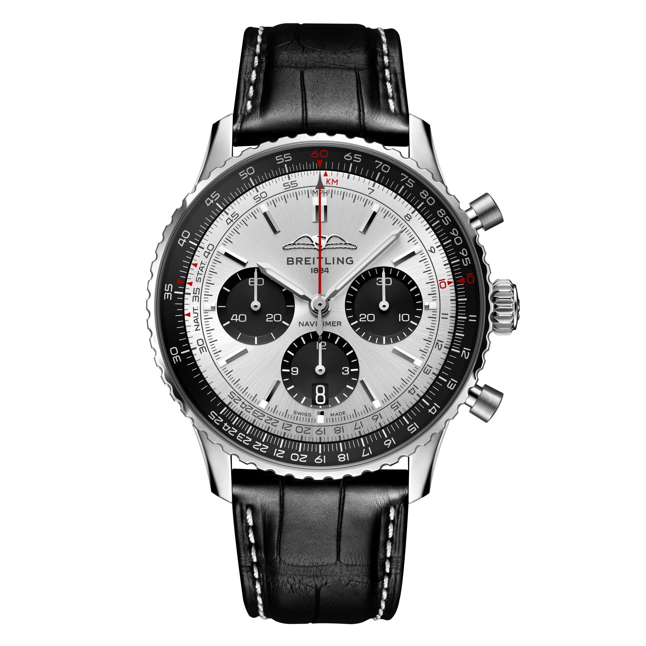 Breitling navitimer silver dial new arrivals