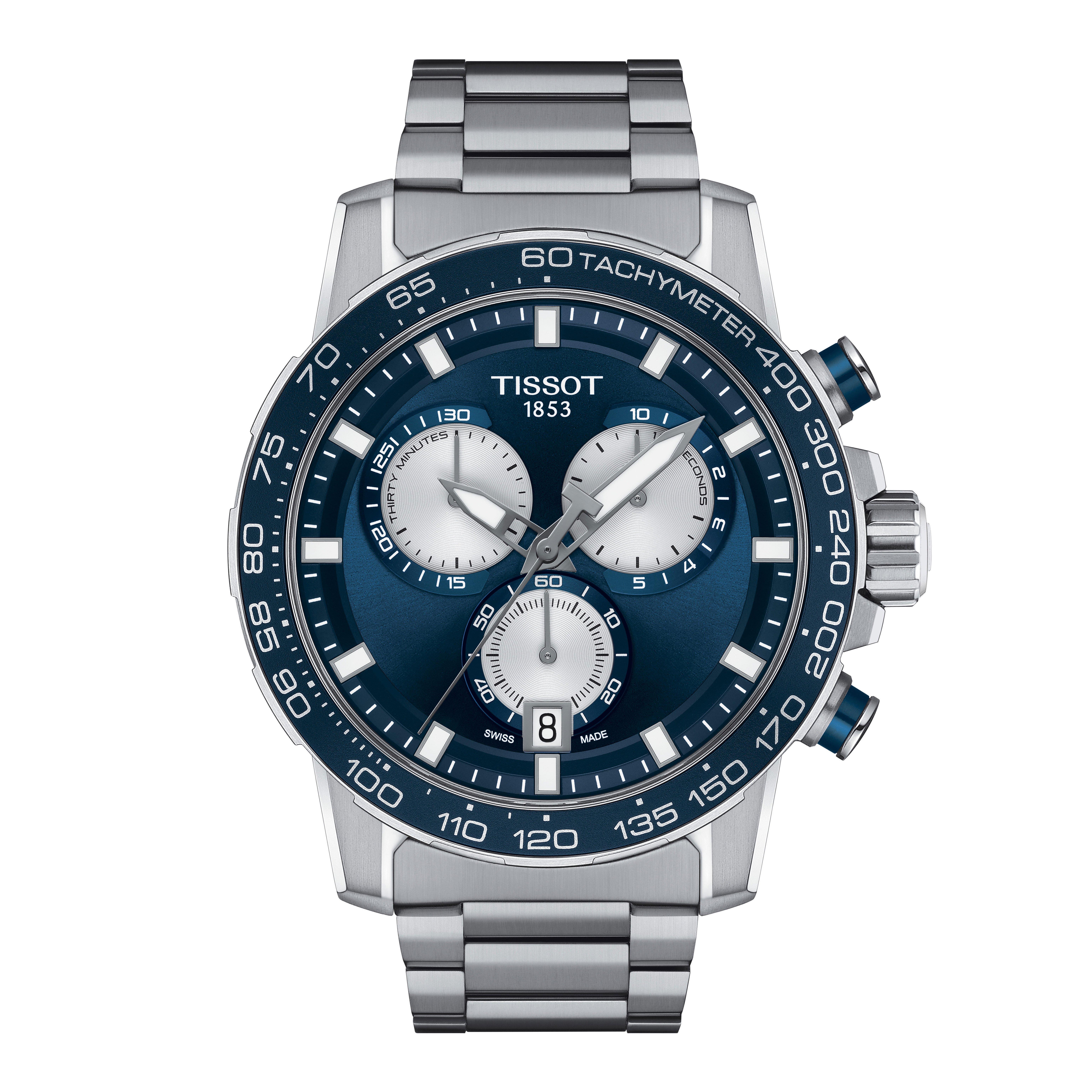 Tissot blue dial hot sale men's watch