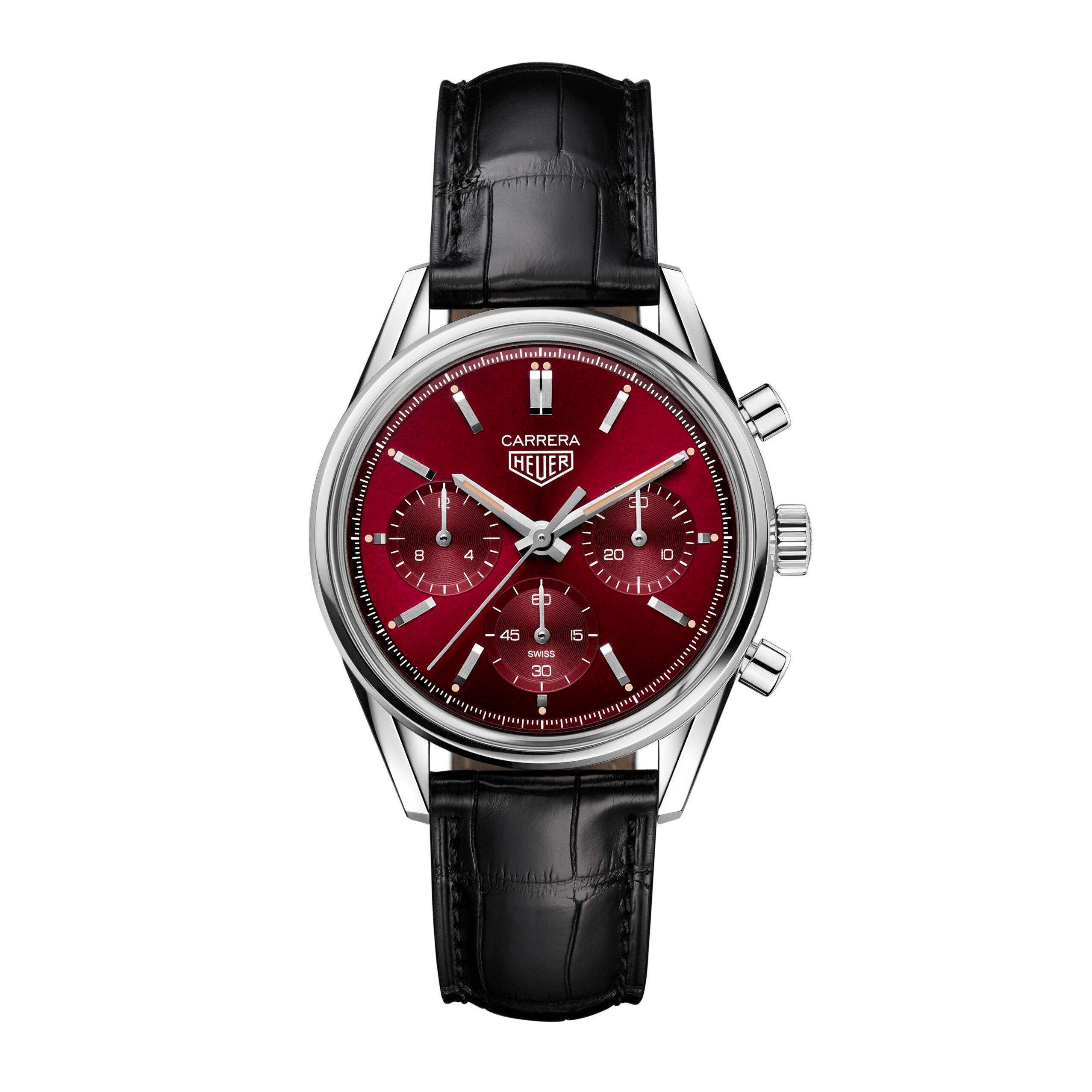 TAG Heuer Carrera Red Dial Limited Edition Men s Watch CBK221G