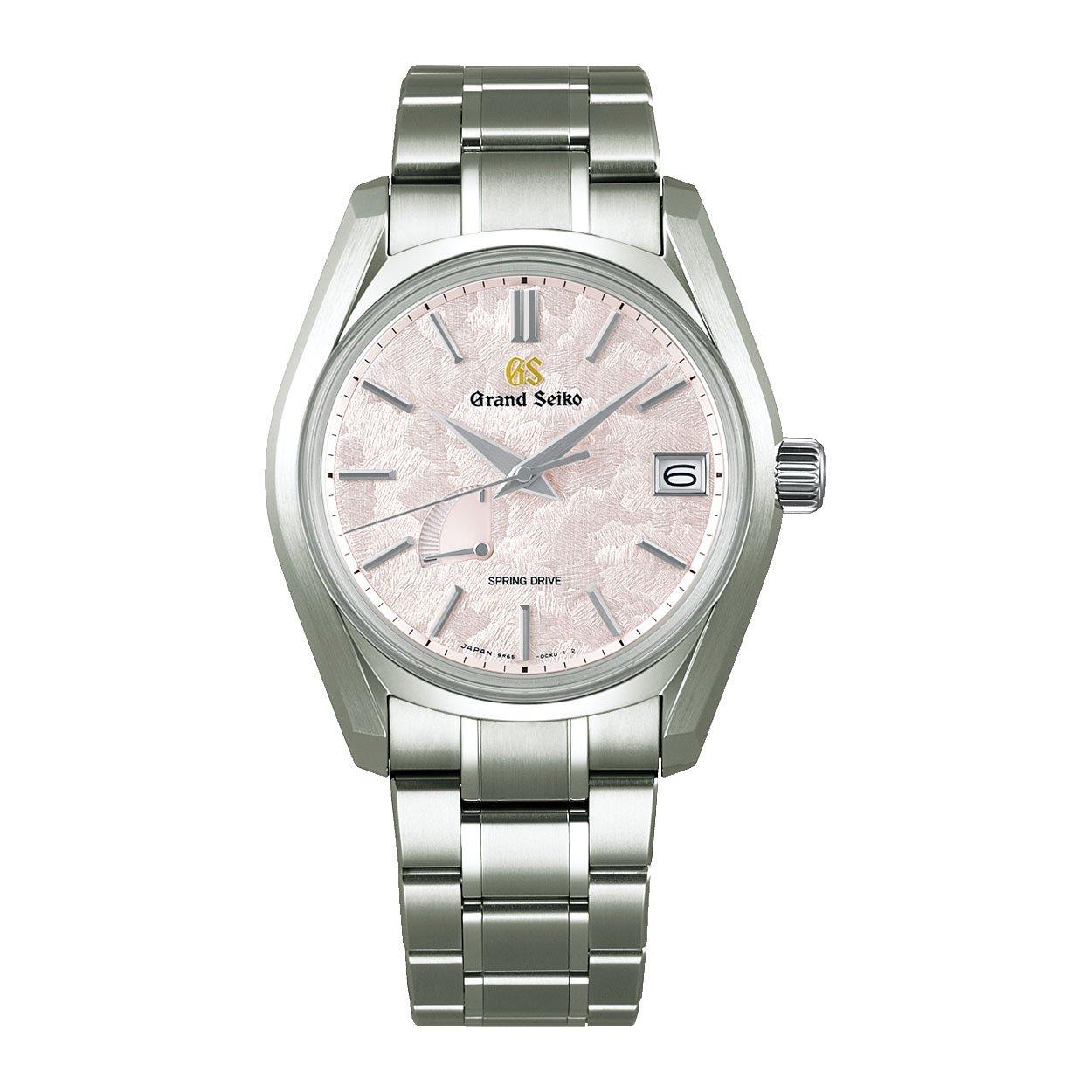 Grand Seiko Heritage Shunbun Cherry Blossom 40mm Titanium Spring Drive Automatic Men’s Watch