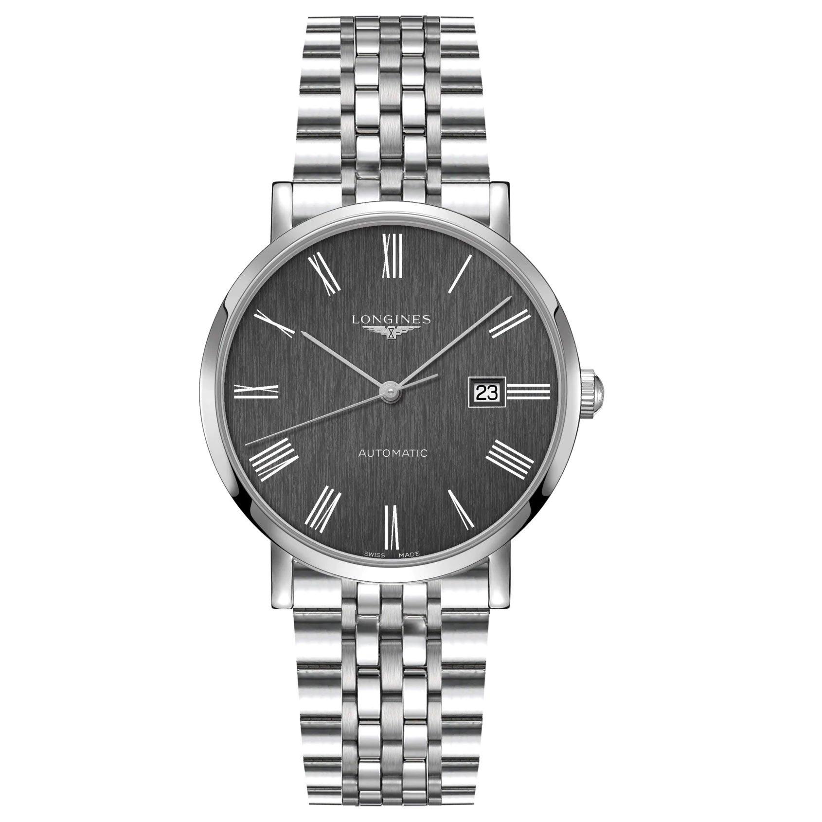 Longines Elegant Collection 41mm Automatic Men's Watch L49114716 | 41 ...