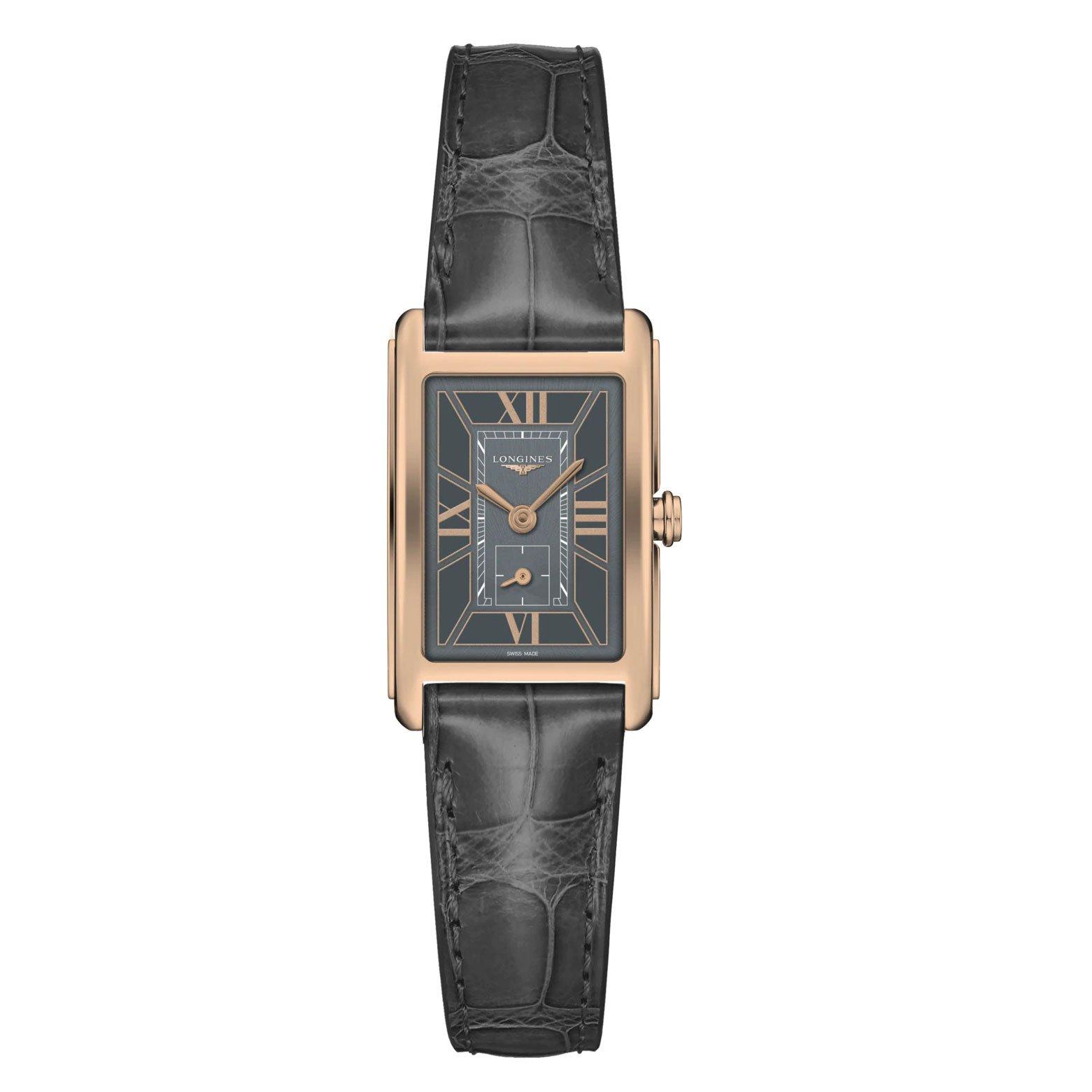 Longines DolceVita 32mm Ladies Watch L52558752 32 mm Black Dial Beaverbrooks