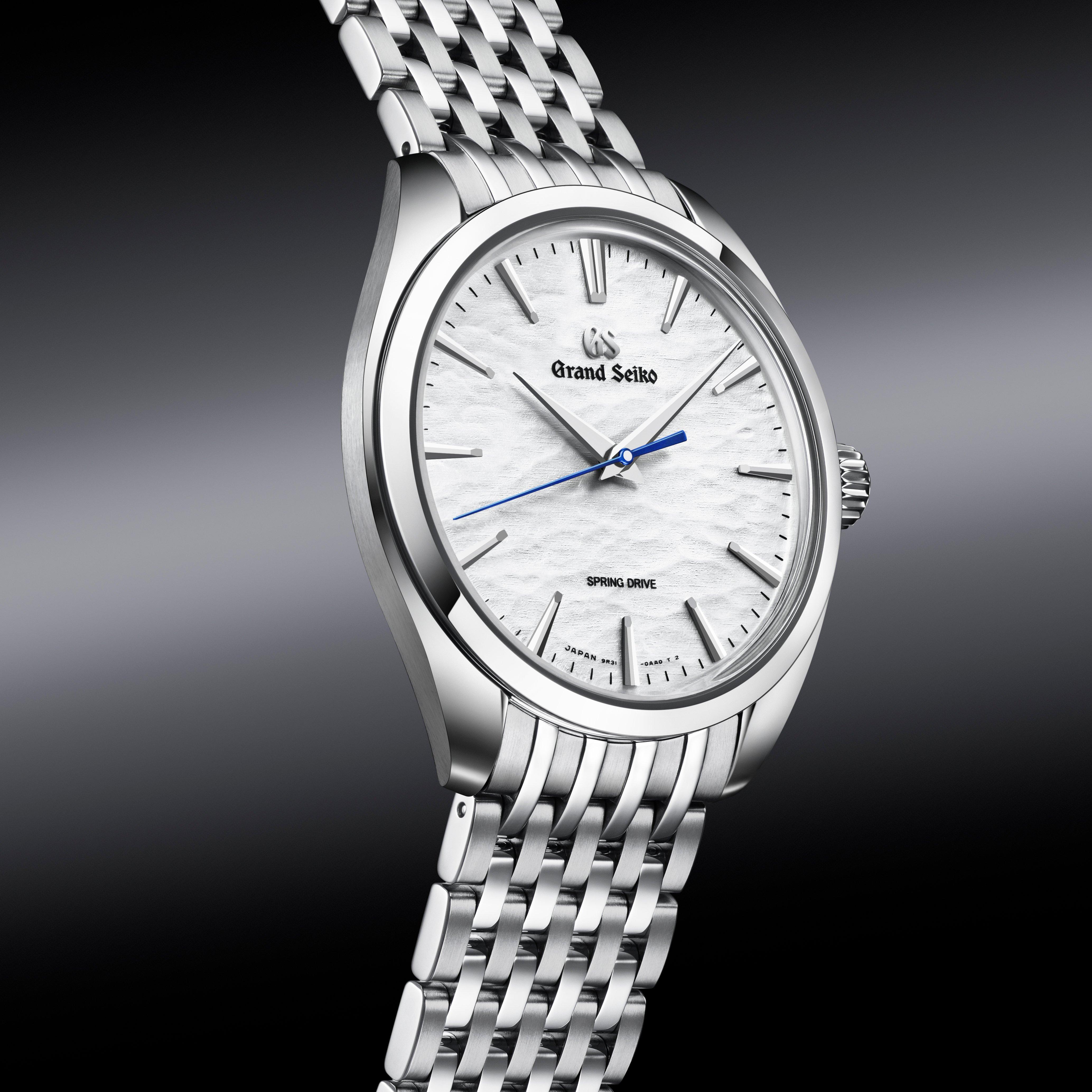 Grand Seiko Elegance Stainless Steel White Automatic Men’s Watch ...