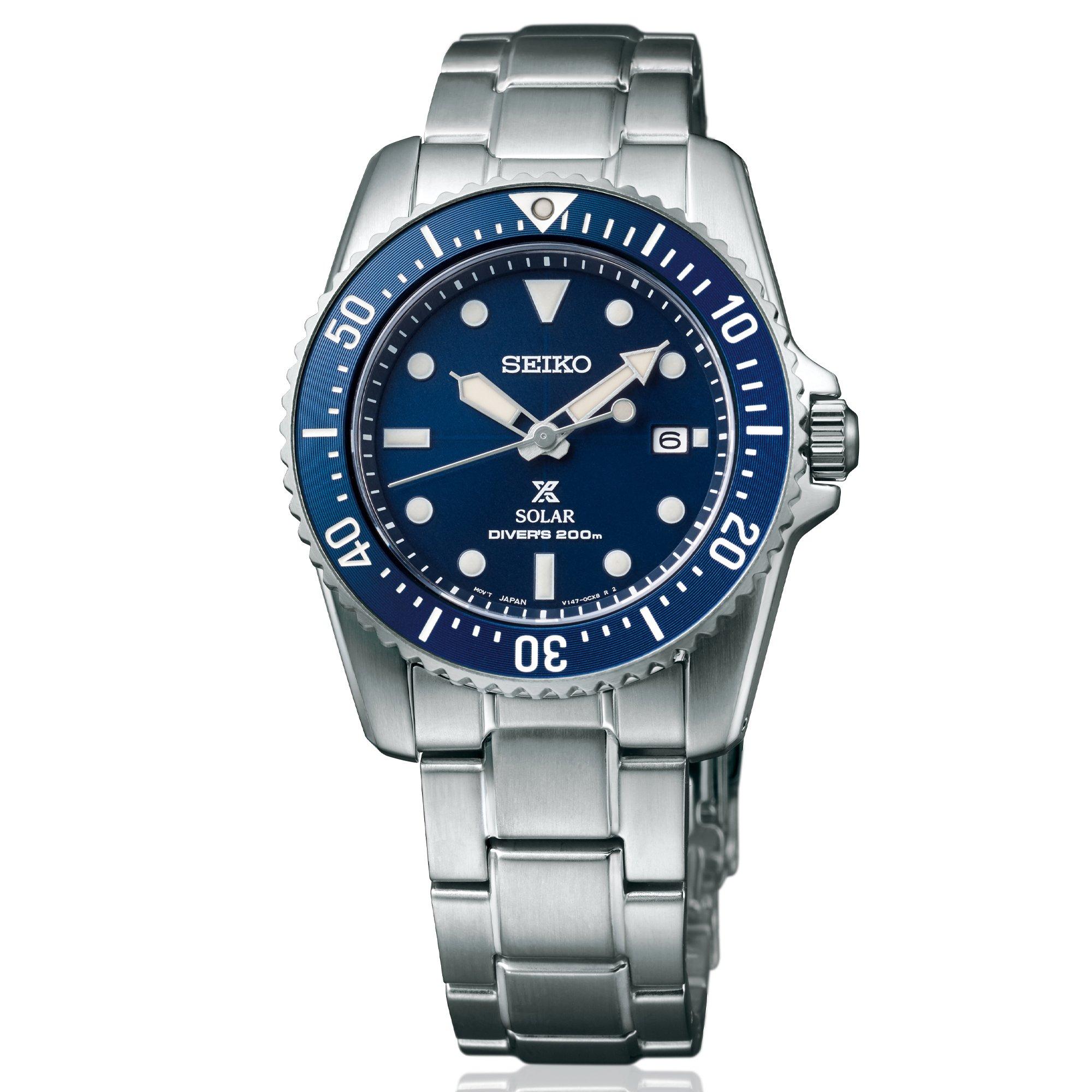 Seiko Prospex Scuba Diver Solar Men's Watch SNE585P1  mm, Blue Dial |  Beaverbrooks