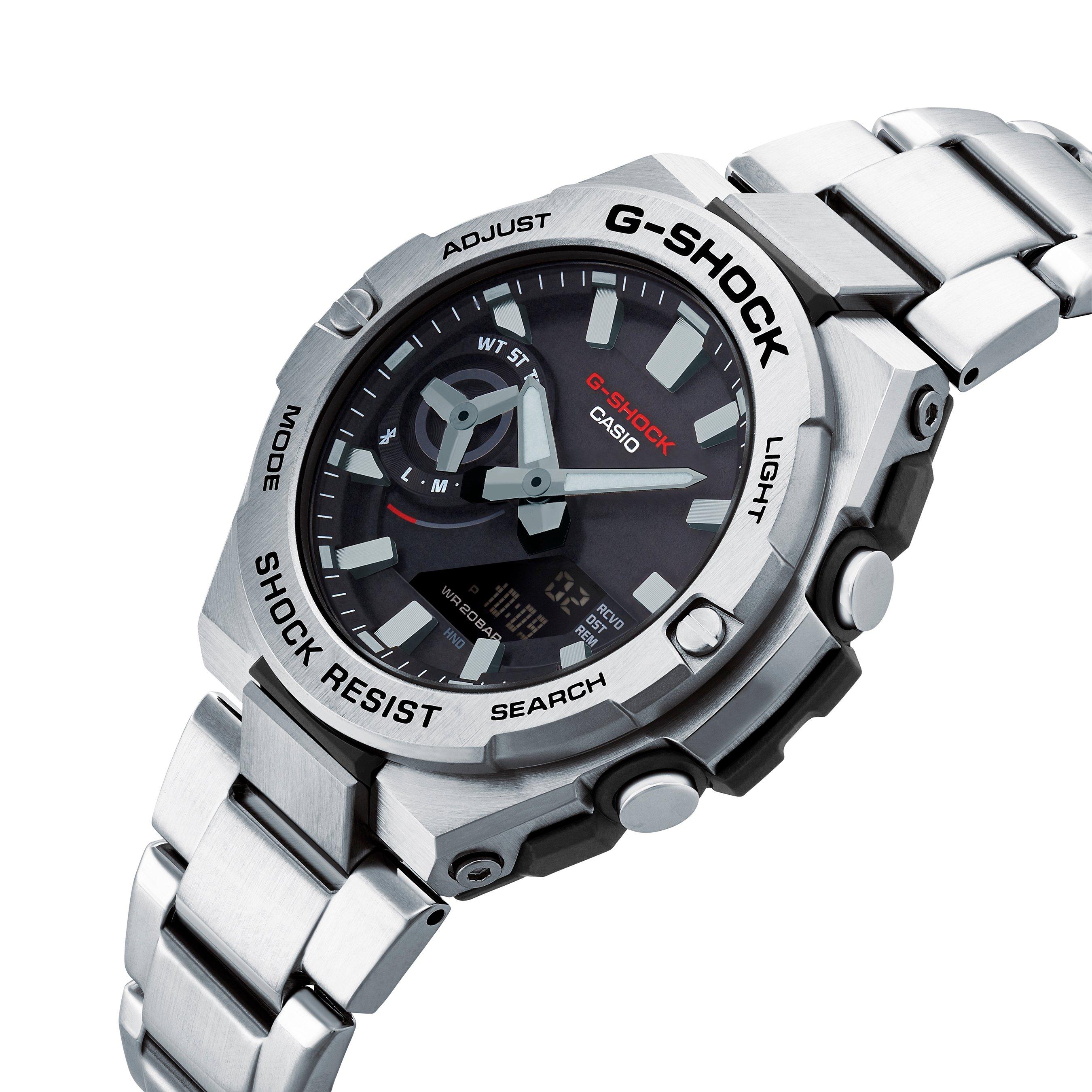 G-Shock G-Steel B500 Series Men’s Watch GST-B500D-1AER | 46.6 mm, Black ...