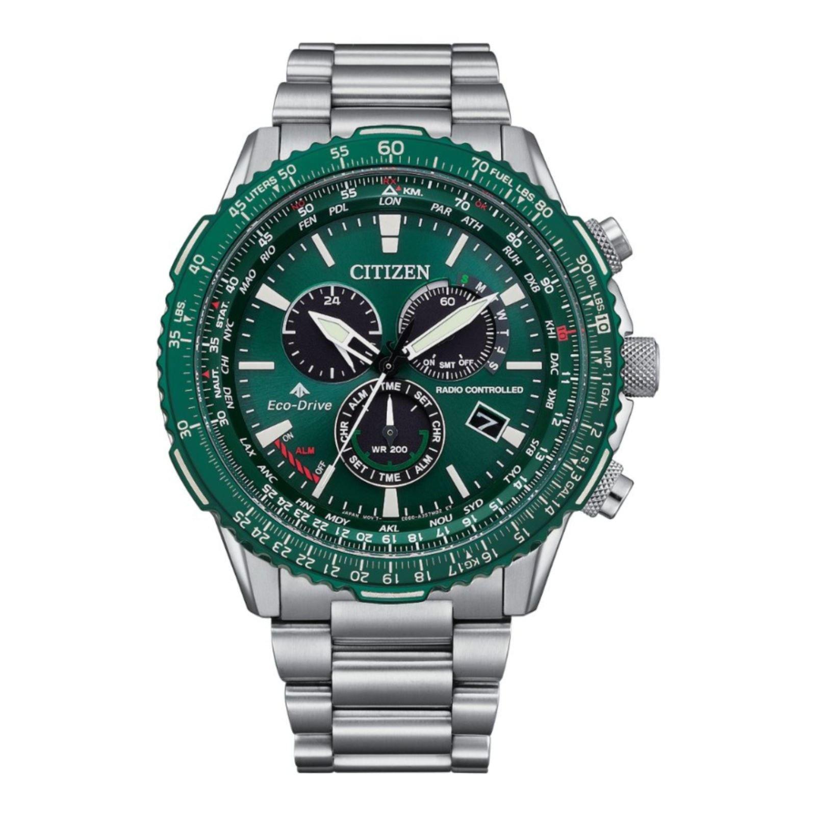 Citizen Promaster Air A.T 43mm Stainless Steel Chronograph Eco-Drive ...