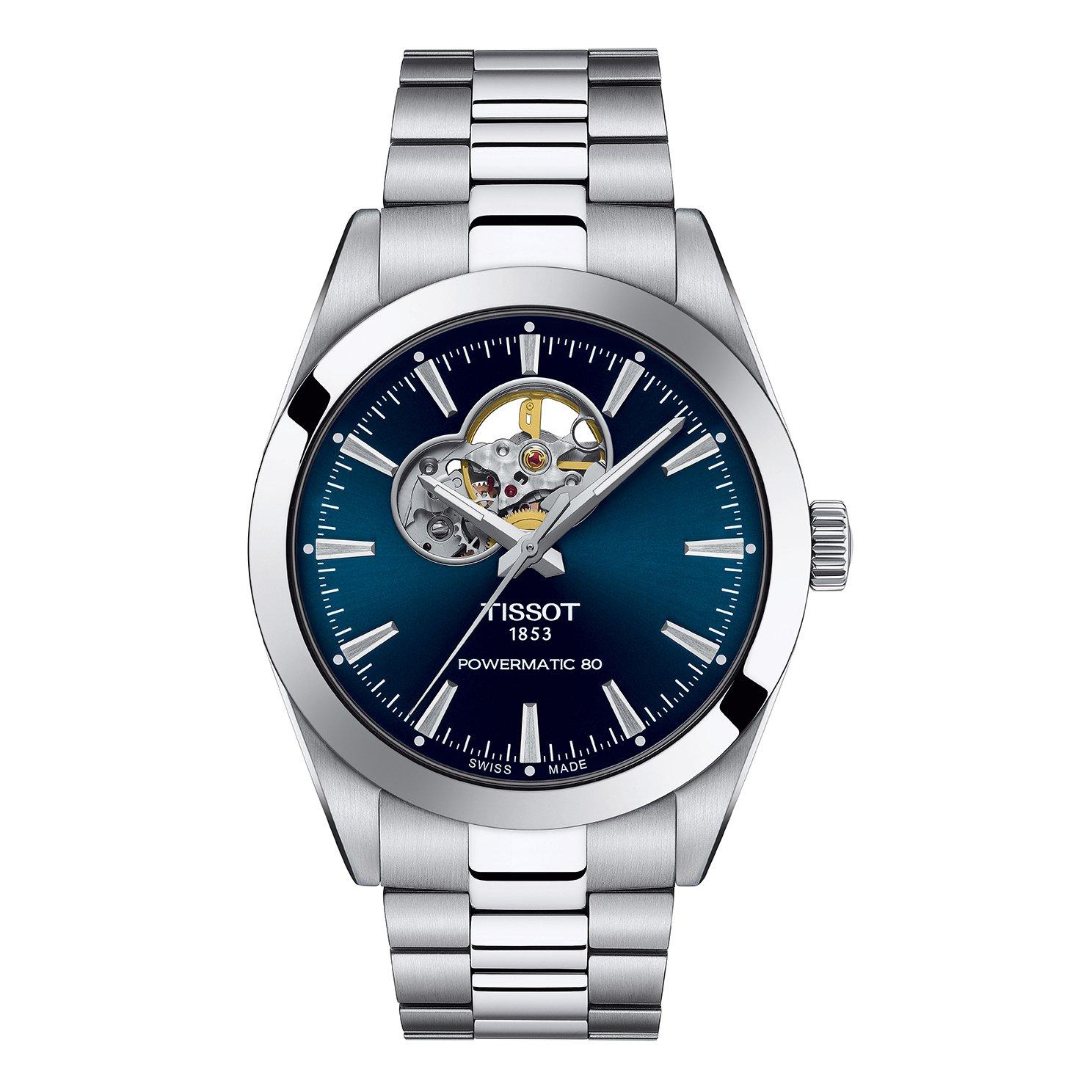 Tissot T Classic Stainless Steel Blue Men s Automatic Watch