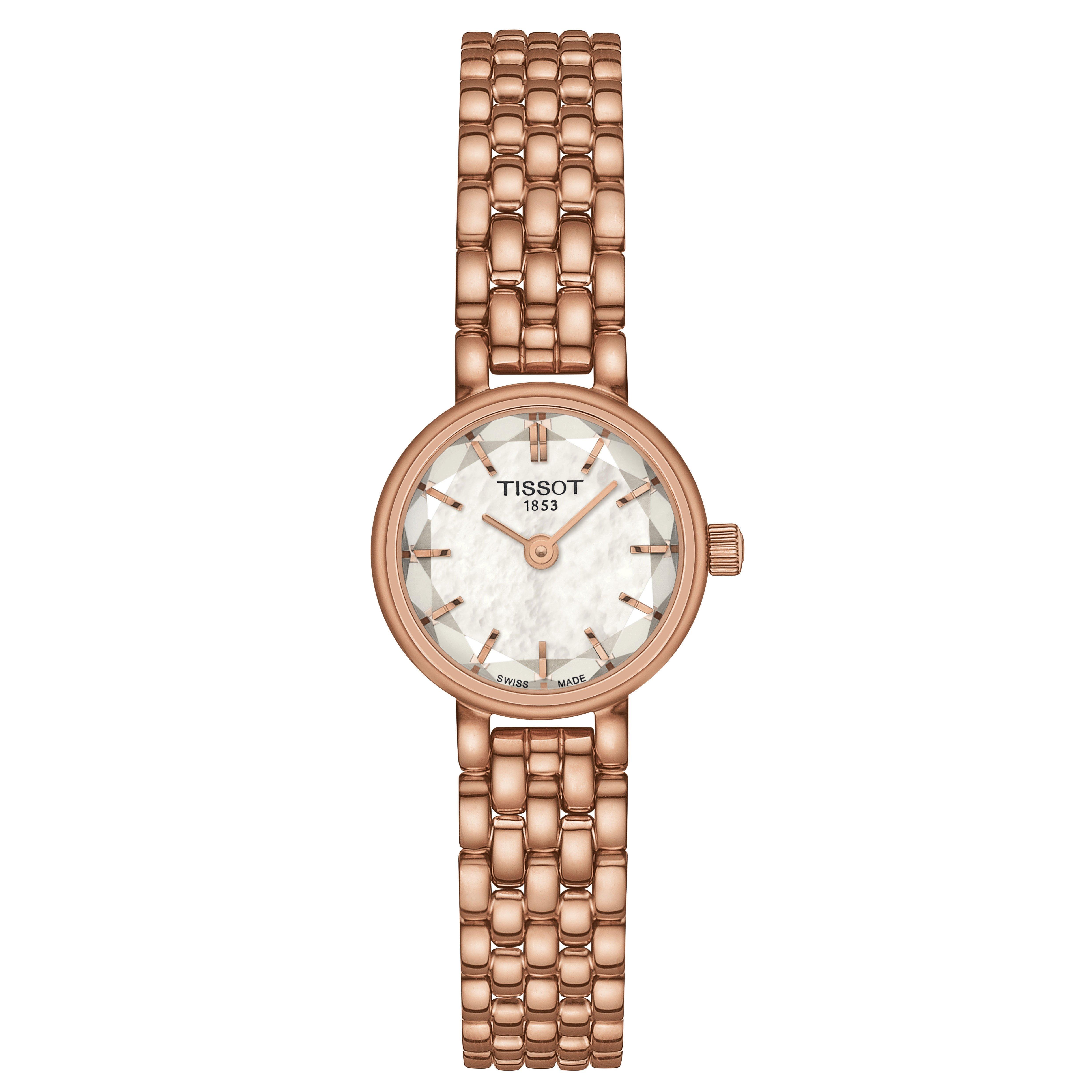 Tissot Lovely Rose Gold Plated Quartz Ladies Watch T1400093311100