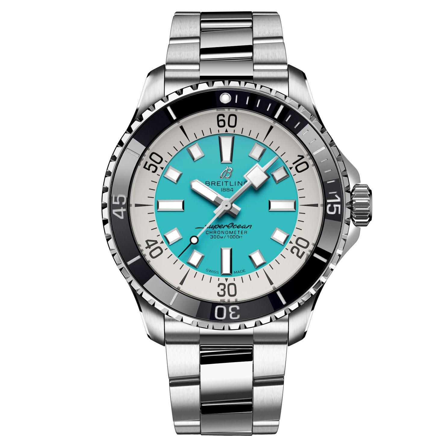 Breitling Superocean Automatic 44mm Turquoise Men’s Watch