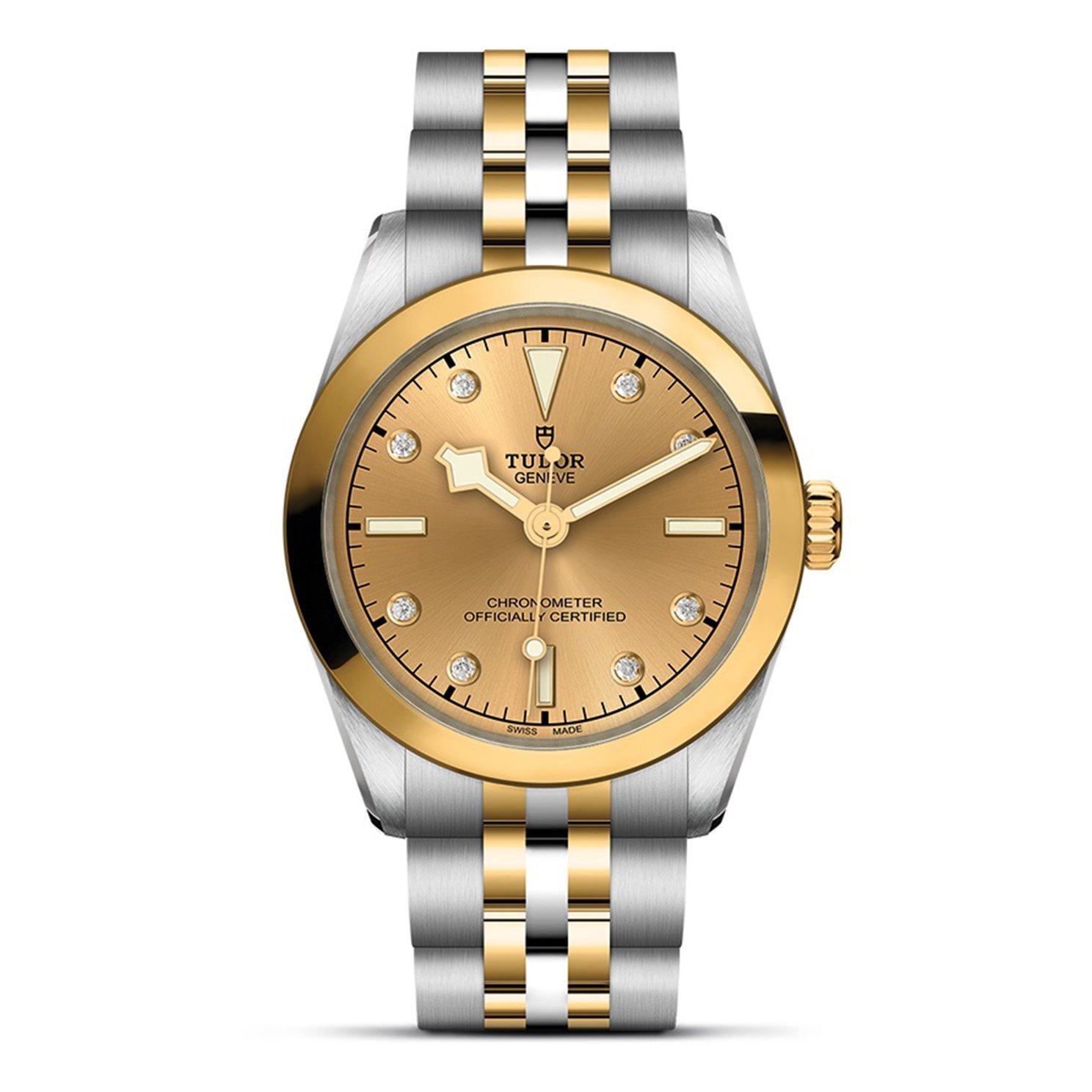 Tudor Black Bay 31 Yellow Gold Diamond Automatic Ladies Watch