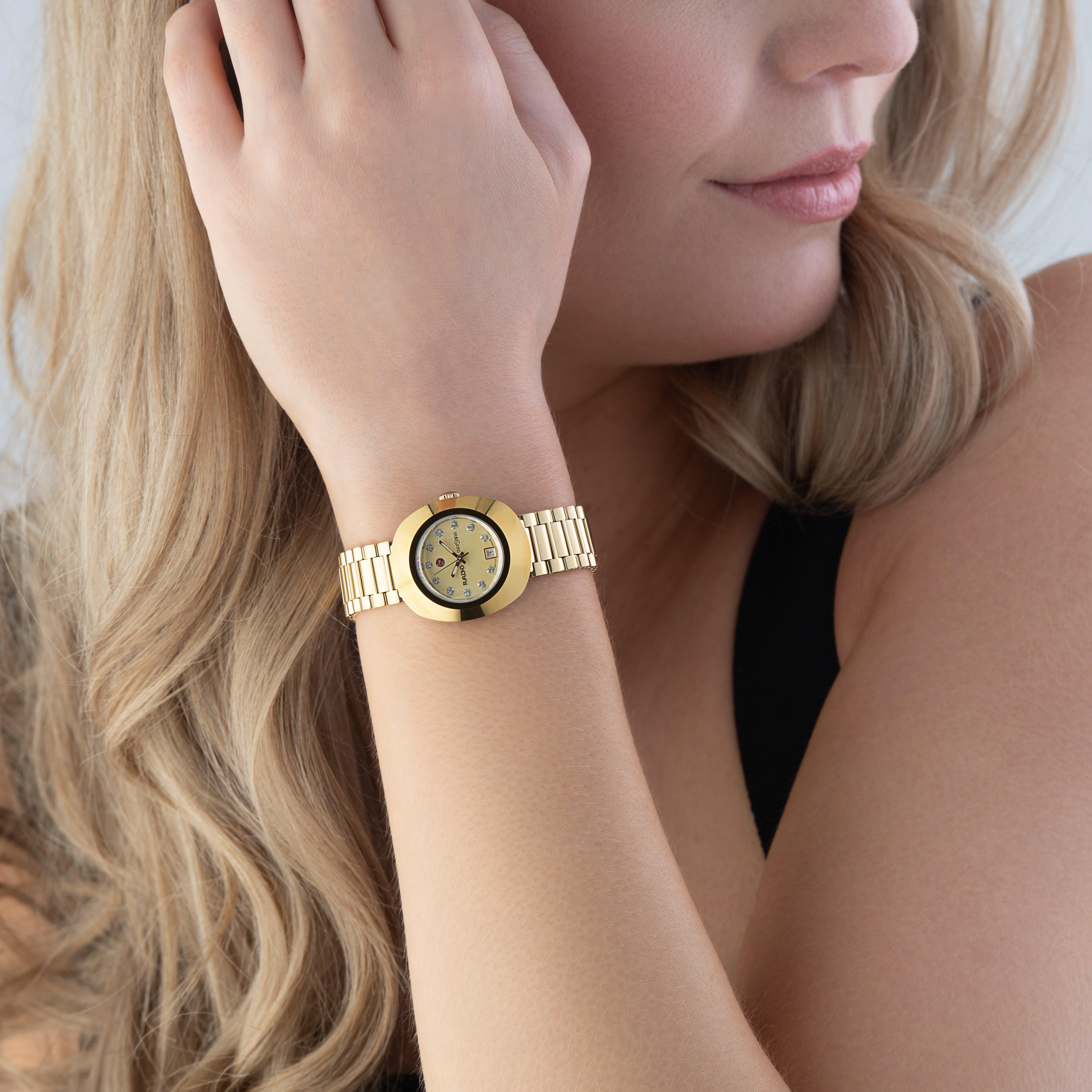 Rado women's gold online watch