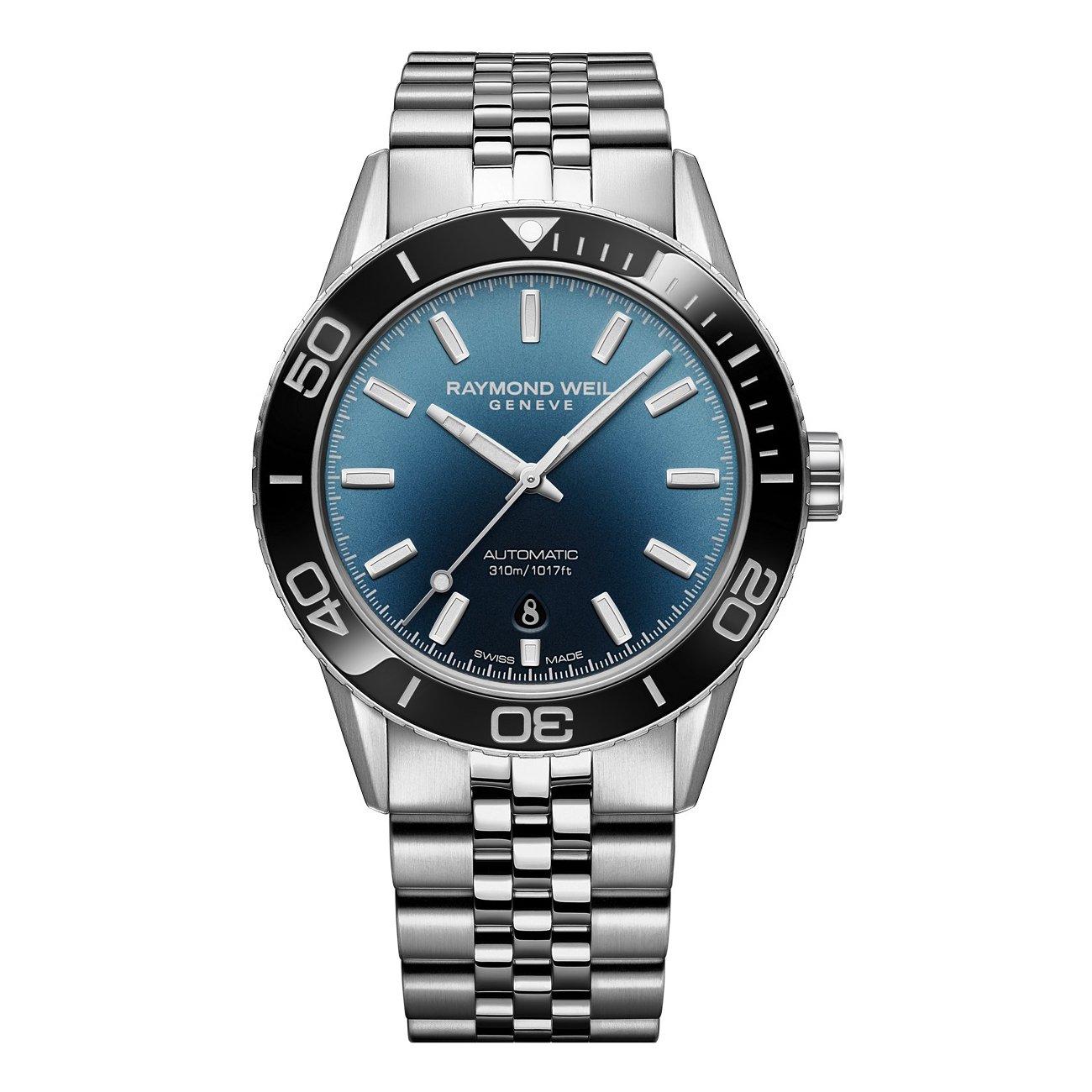 Raymond weil best sale blue face watch