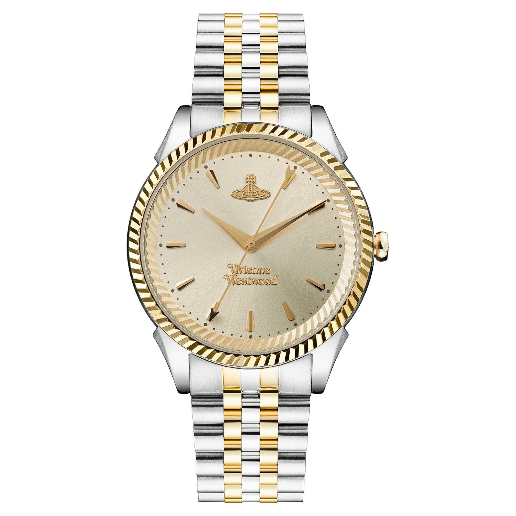Vivienne Westwood Seymour Yellow Gold Plated Stainless Steel Quartz ...