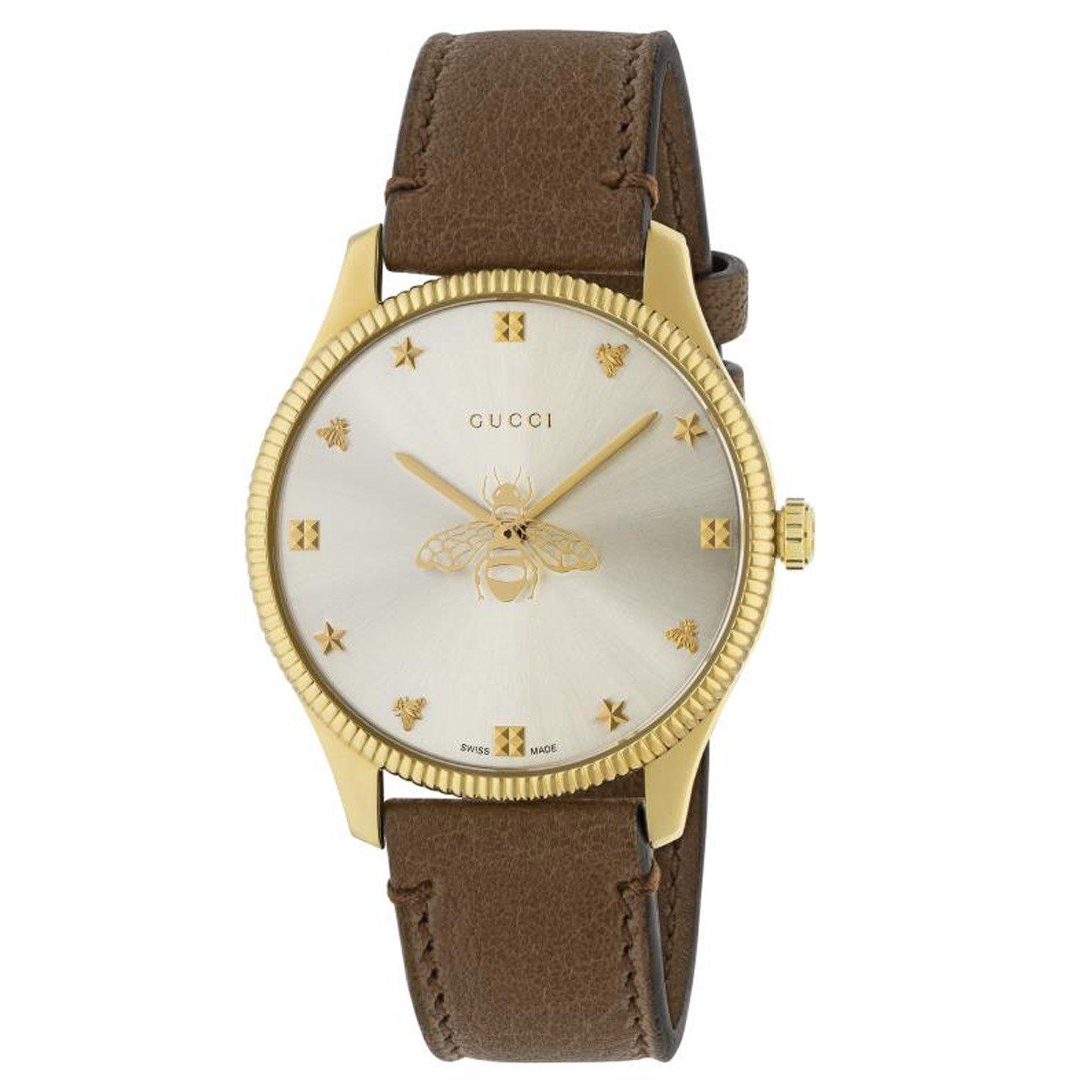 Gucci G Timeless 36mm Gold PVD Watch