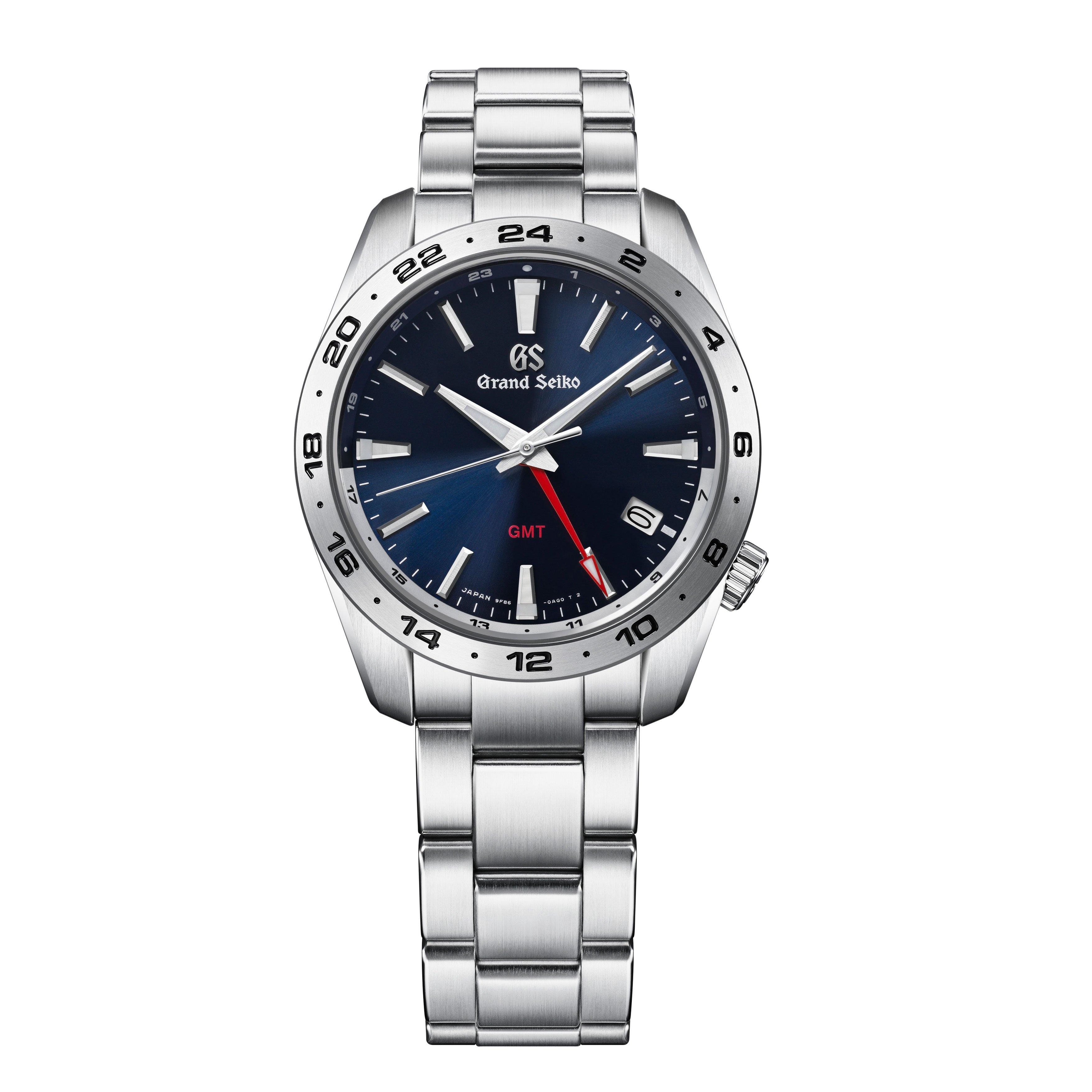 Grand Seiko Sport GMT Stainless Steel Blue Quartz Men’s Watch SBGN029 ...