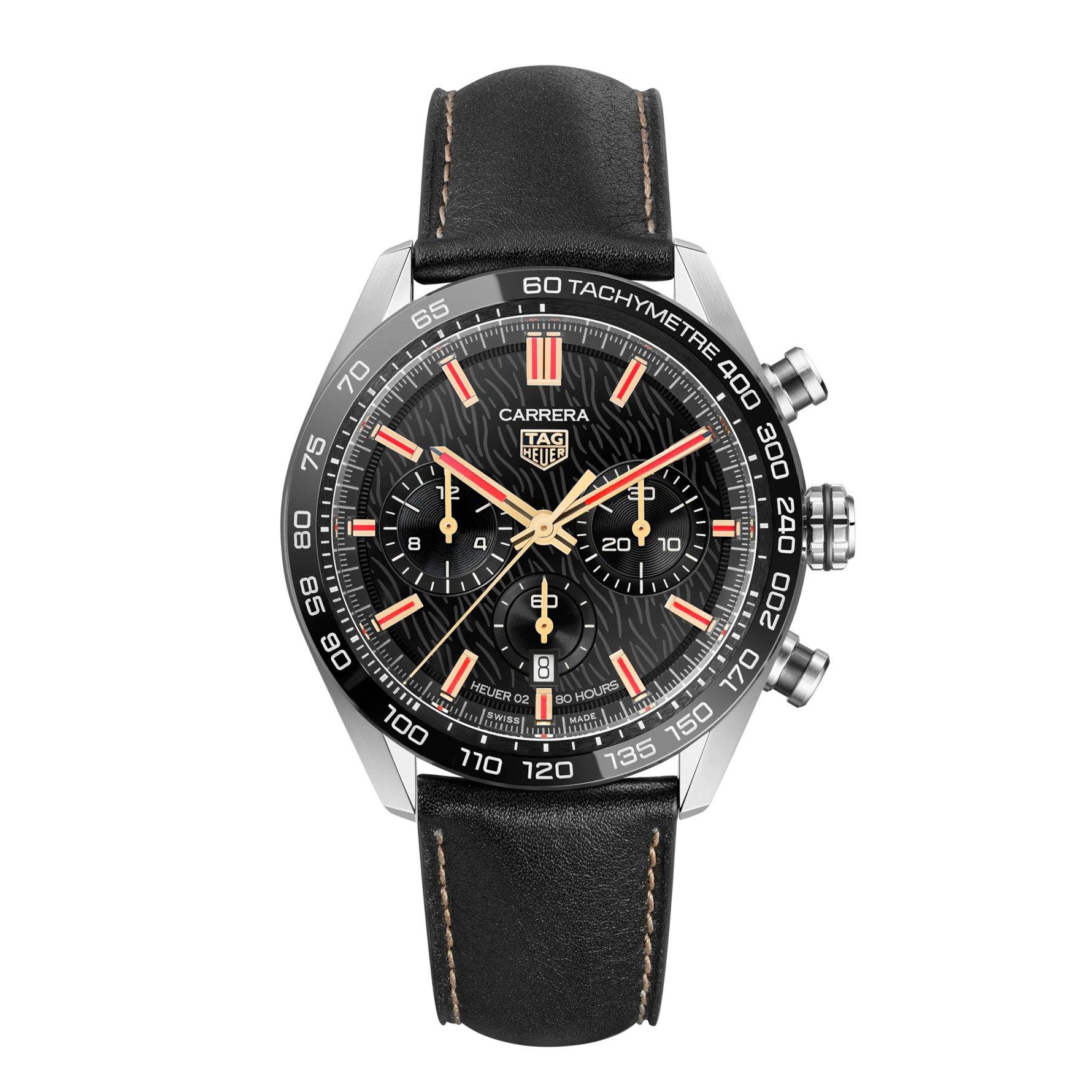 Tag Heuer Limited Edition Carrera Black Chronograph Automatic Men S Watch Cbn2a1l Fc6521 44 Mm