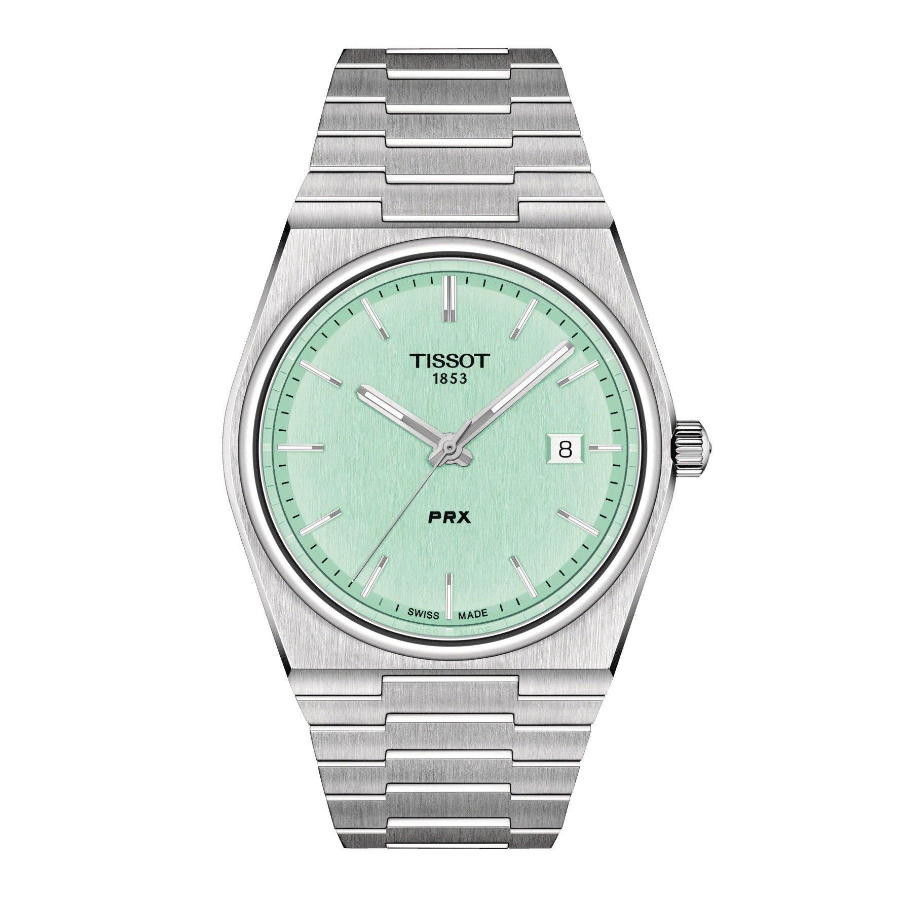 Tissot T Classic PRX Light Green Men s Watch T1374101109101 40