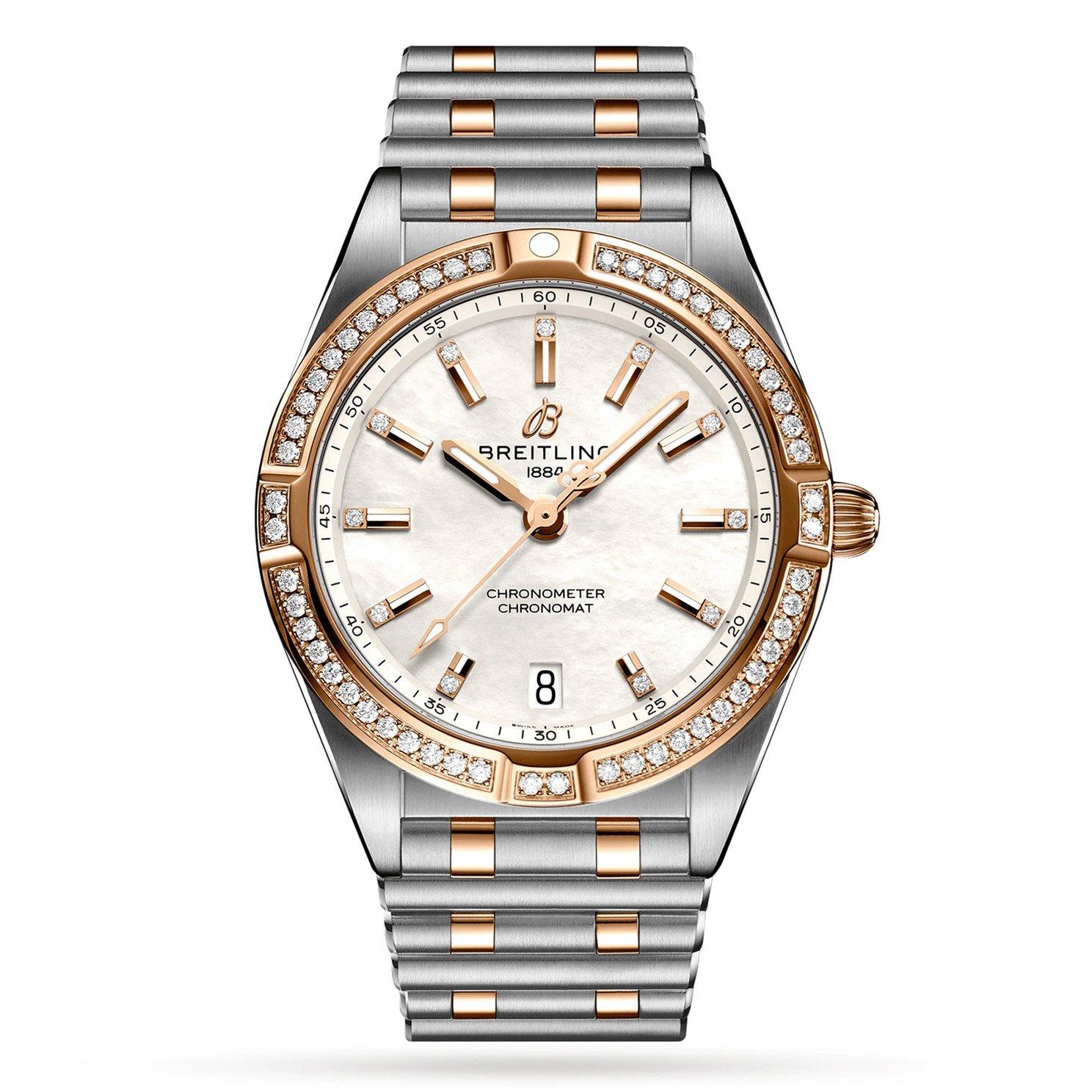 Breitling ladies watches mother of pearl face sale