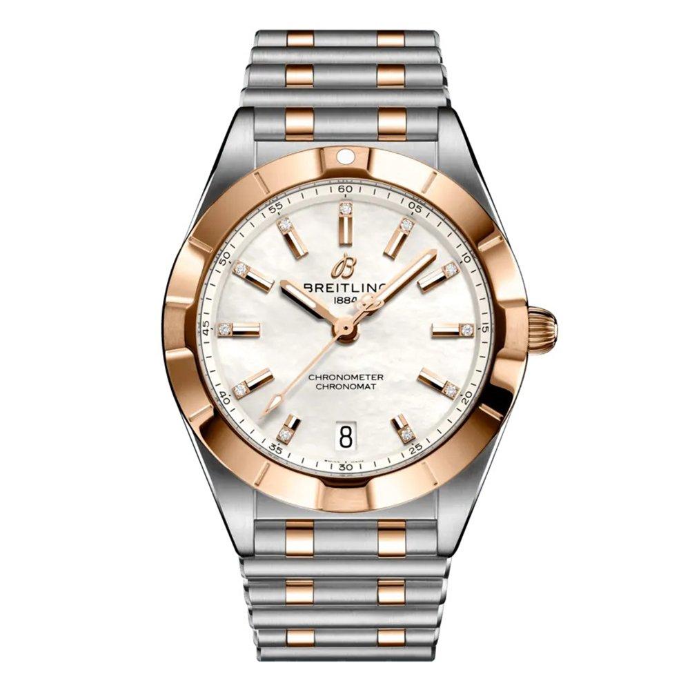 Rose gold mother of pearl clearance watch