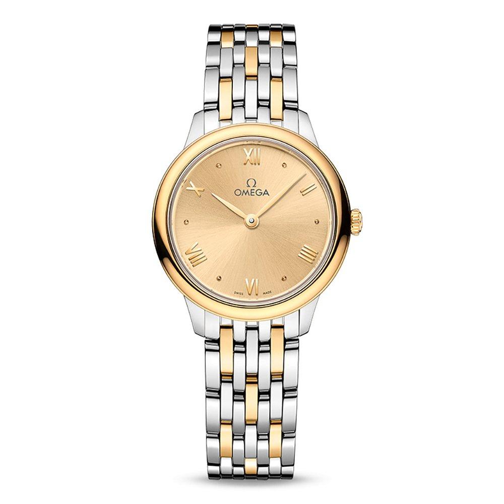 OMEGA De Ville Prestige 27.5mm Stainless Steel and 18K Gold Ladies