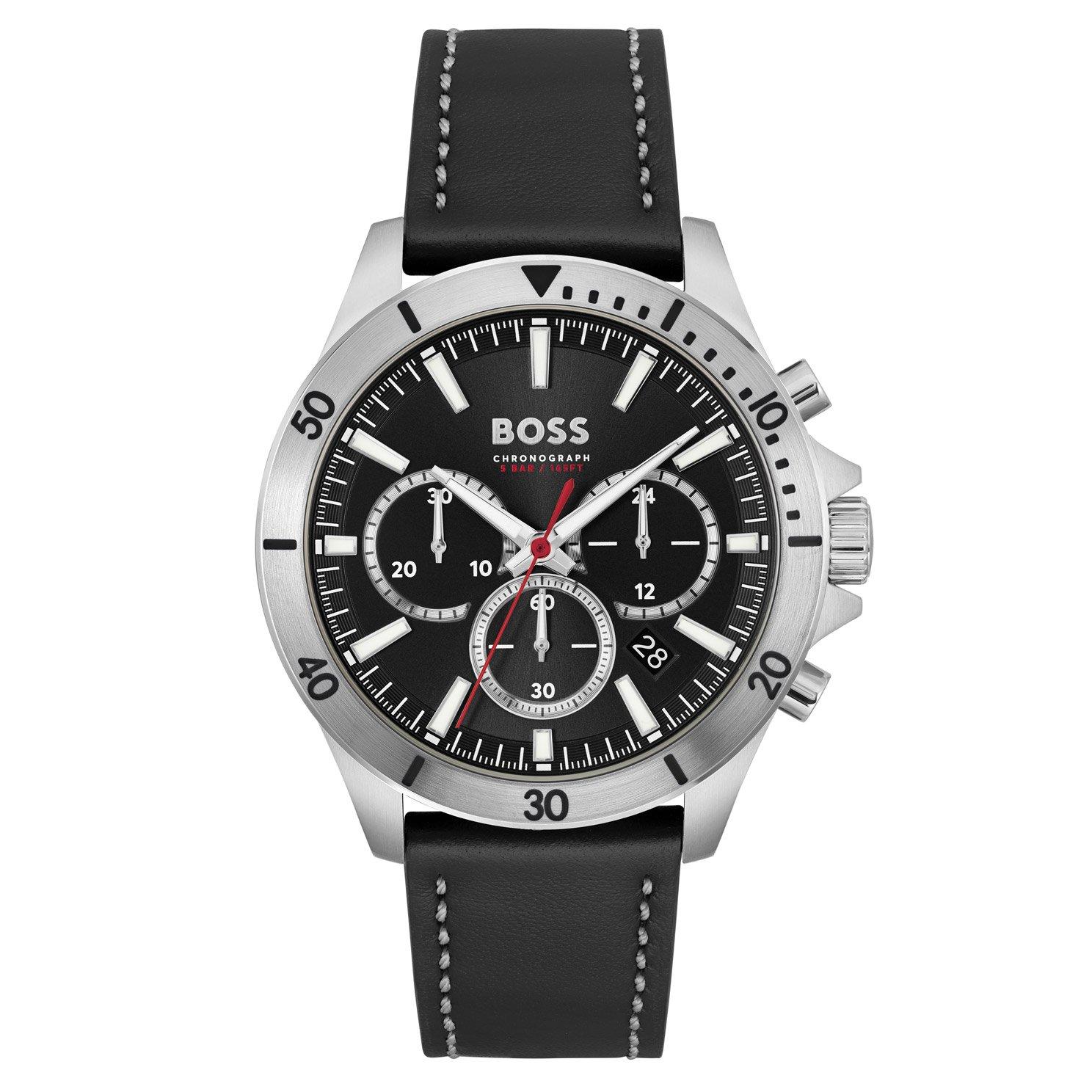 BOSS Sport Lux Troper 44mm Stainless Steel Chronograph Men's Watch