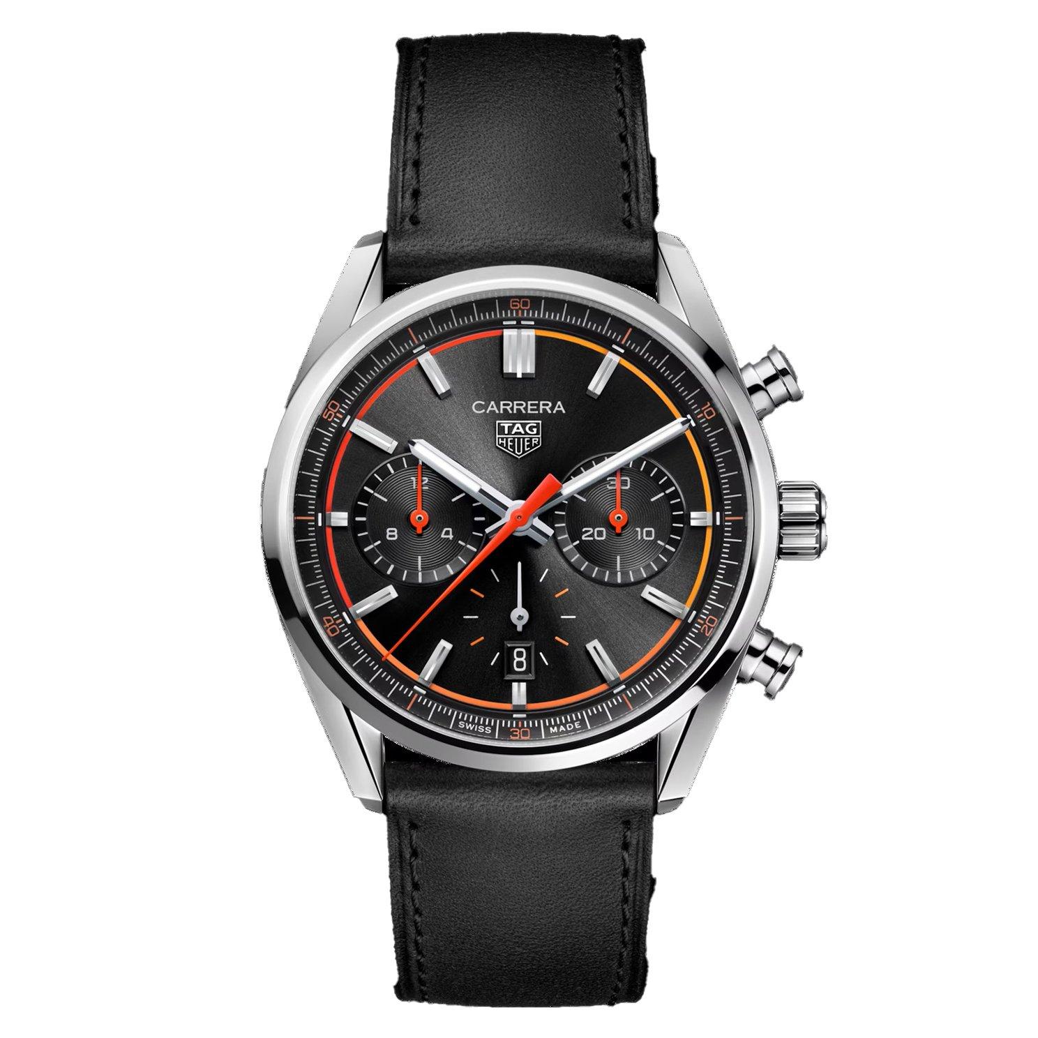 TAG Heuer Carrera Chronograph Leather Automatic Men’s Watch