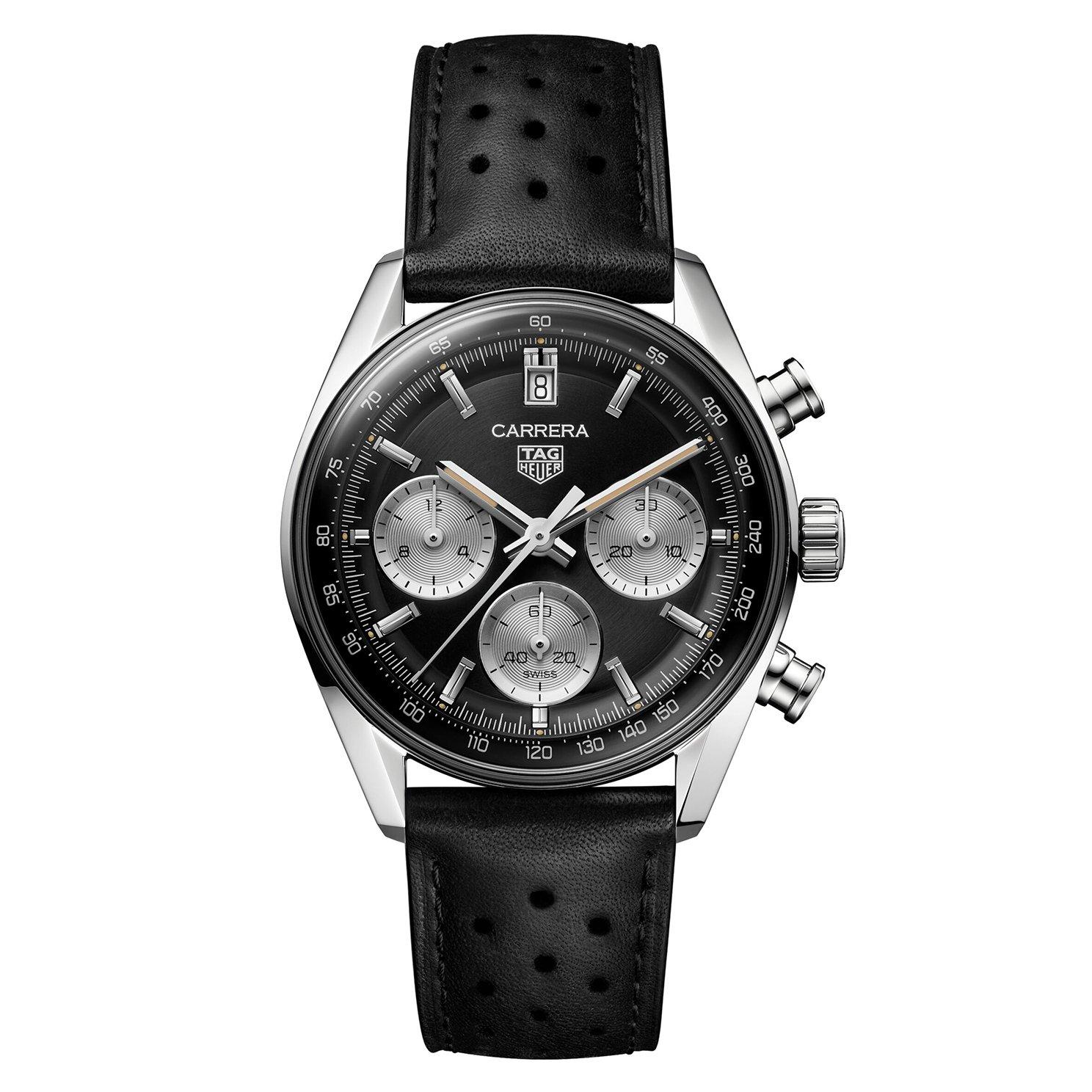 TAG Heuer Carrera Chronograph Automatic Men's Watch  | 39 mm,  Black Dial | Beaverbrooks