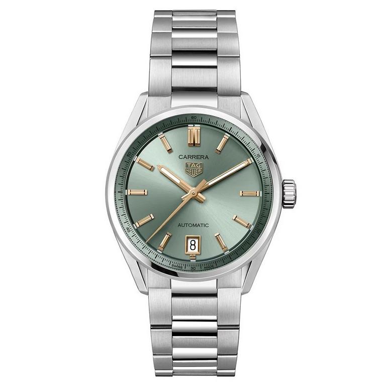 TAG Heuer Carrera Stainless Steel Green Automatic Watch