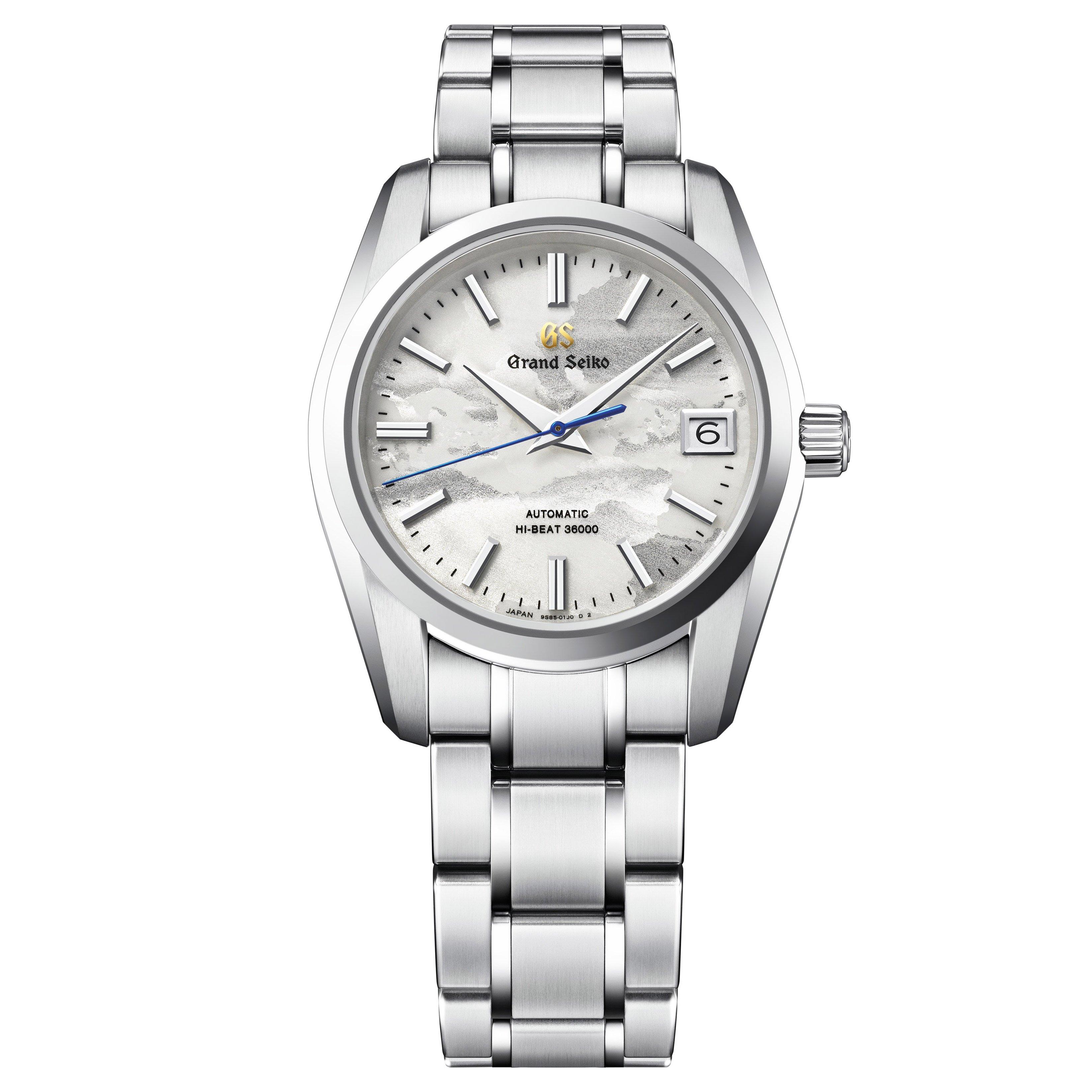 Grand Seiko Limited Edition Heritage Stainless Steel Silver Automatic Men's  Watch SBGH311G | 37 mm, White Metal Dial | Beaverbrooks