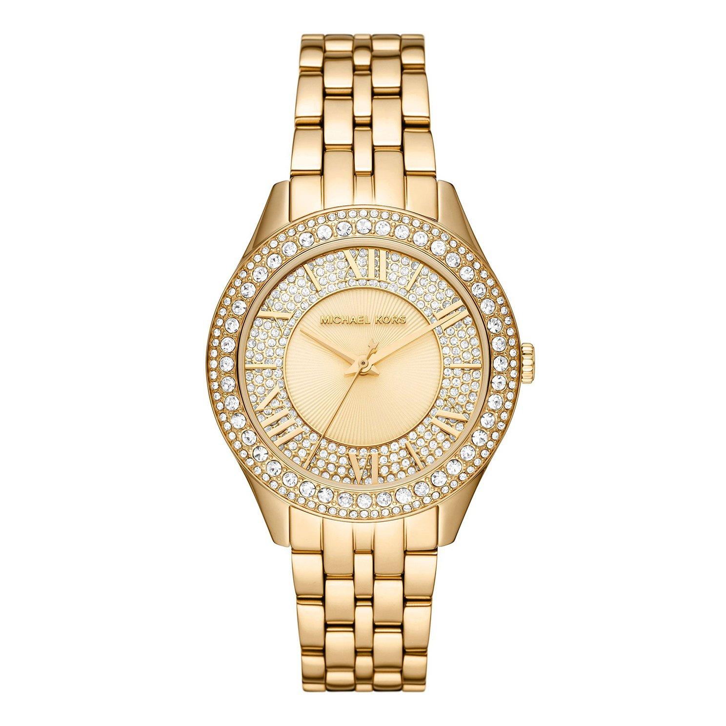 Michael Kors Harlowe Gold Tone Quartz Ladies Watch MK4709 | 38 mm, Gold ...