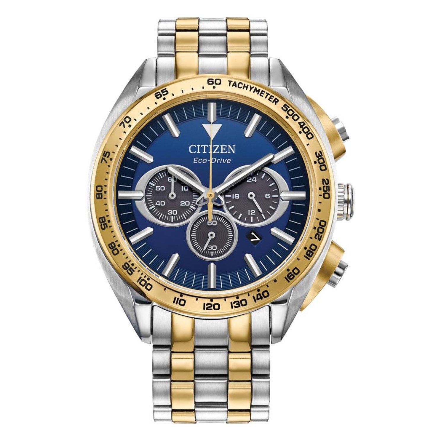 Citizen Sport Gold Tone Chronograph Quartz Men's Watch CA4544-53L | 43 ...
