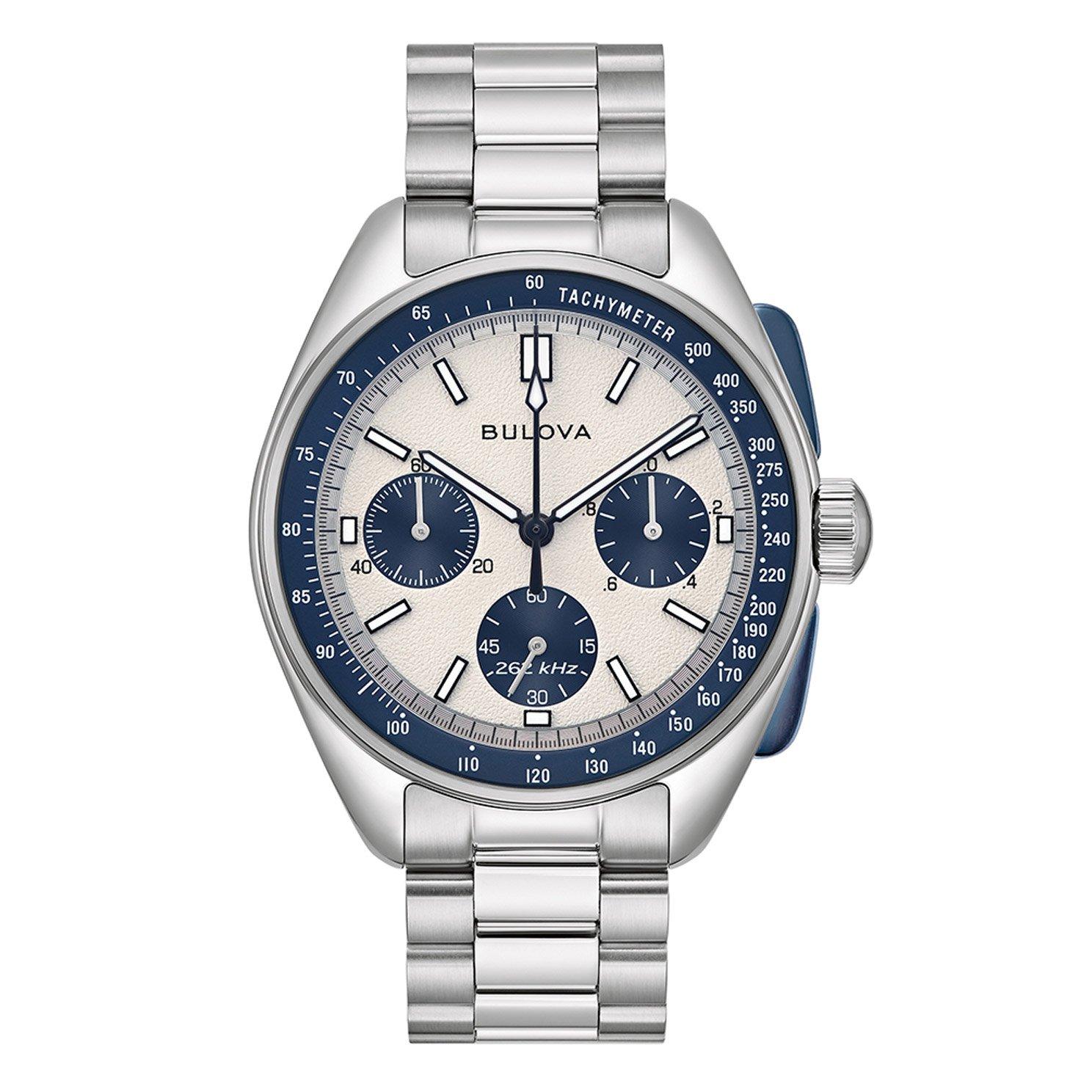 Bulova Lunar Pilot Chronograph Men's Watch 98K112 White