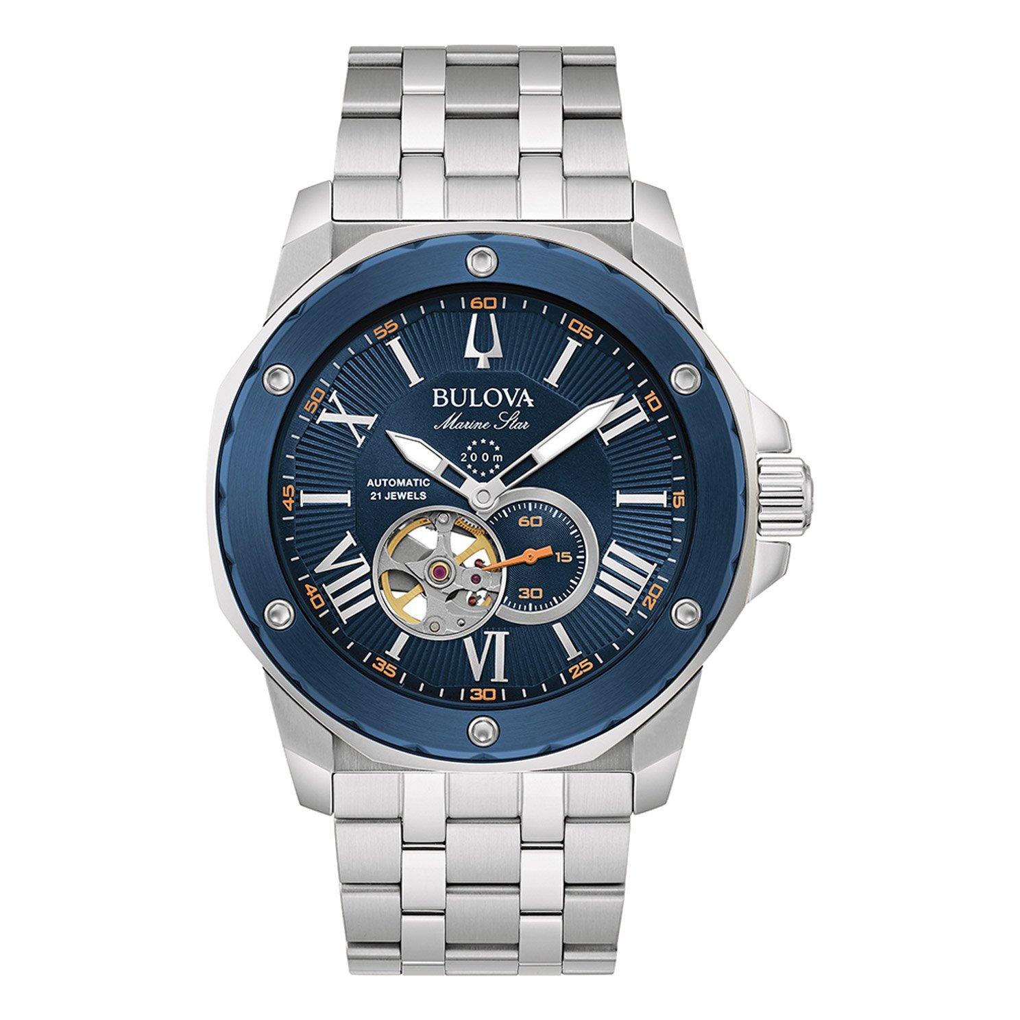 Bulova marine 2025 star blue dial