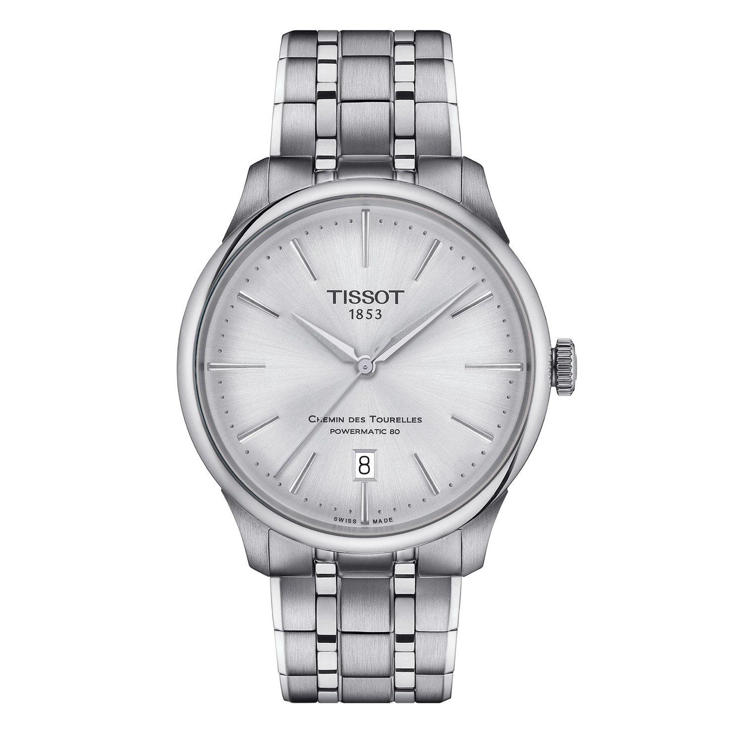 Tissot Chemin Des Tourelles Silver Automatic Men s Watch