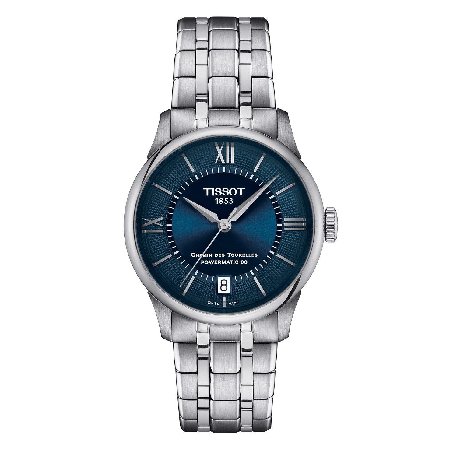 Tissot Chemin Des Tourelles Blue Automatic Ladies Watch