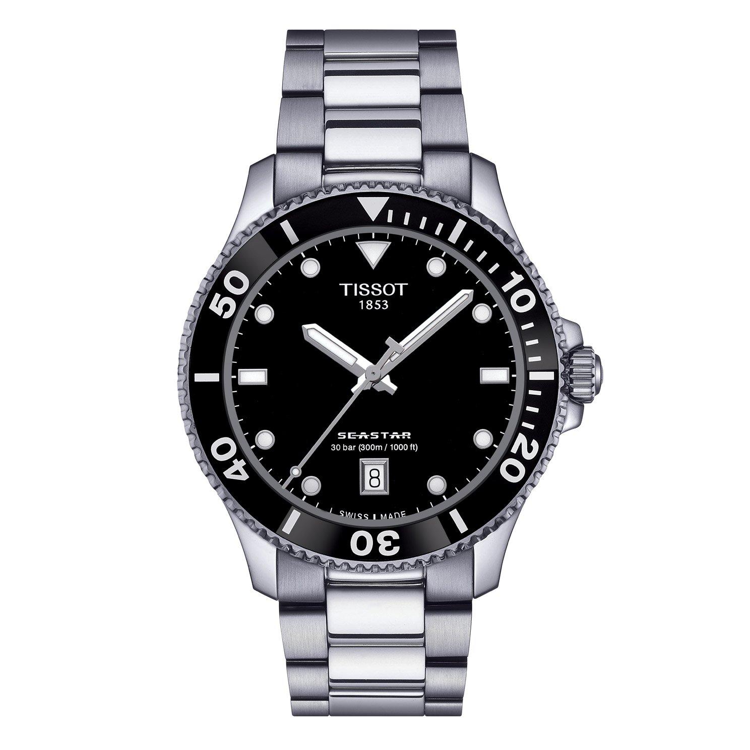 Tissot Seastar 1000 40mm Men's Watch T1204101105100 Black, 40 mm