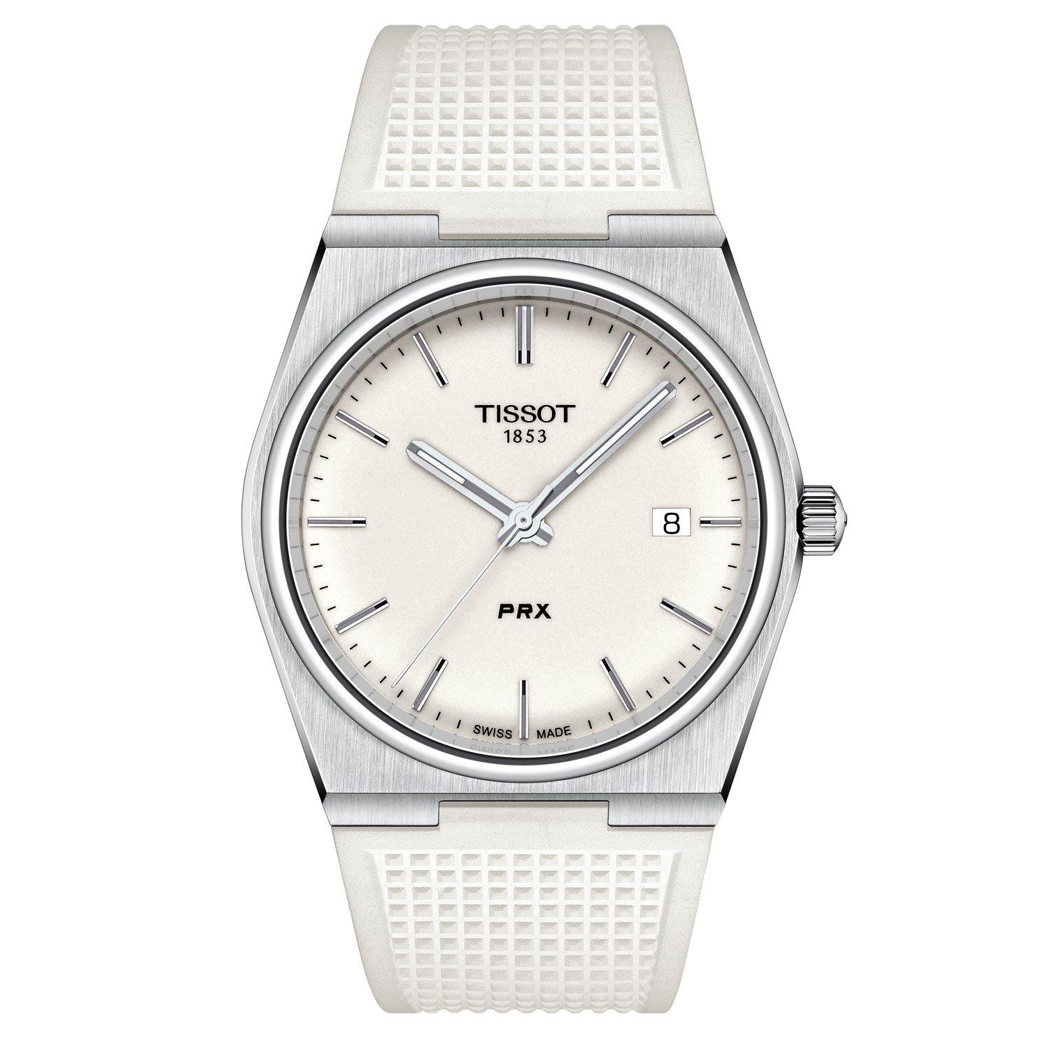 Tissot T Classic PRX White Quartz Men s Watch T1374101701100 40