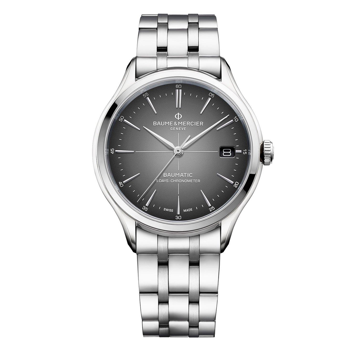Baume Mercier Clifton 40mm Automatic Men s Watch M0A10551 40 mm Black Dial Beaverbrooks