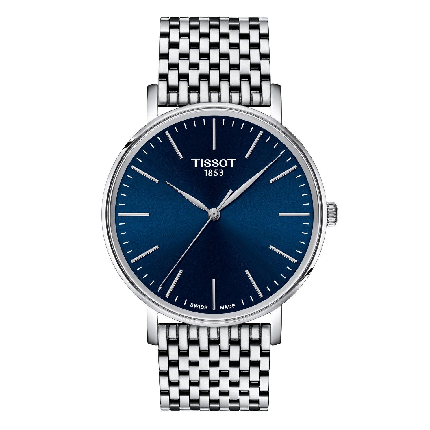 Tissot T Classic Stainless Steel Blue Quartz Men s Watch