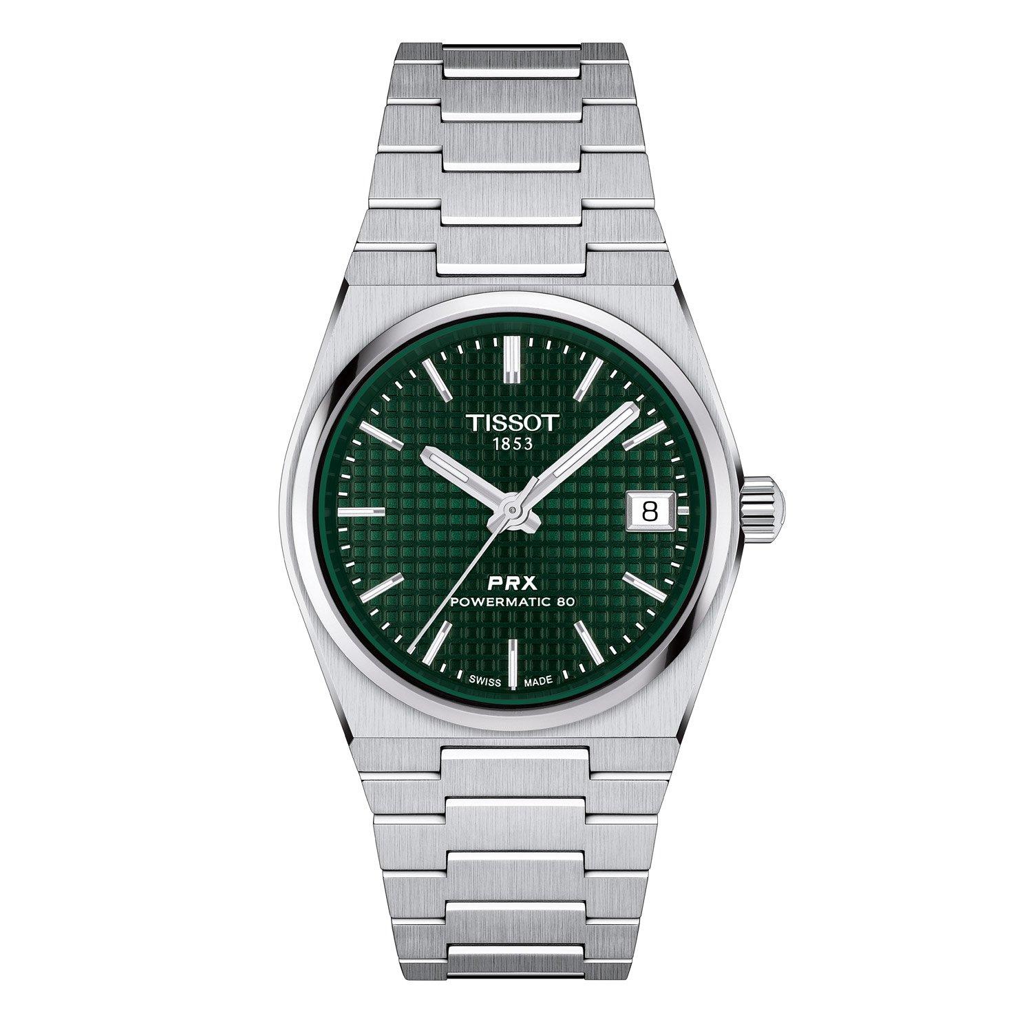 Tissot PRX Powermatic Green Automatic Watch T1372071109100 35 mm