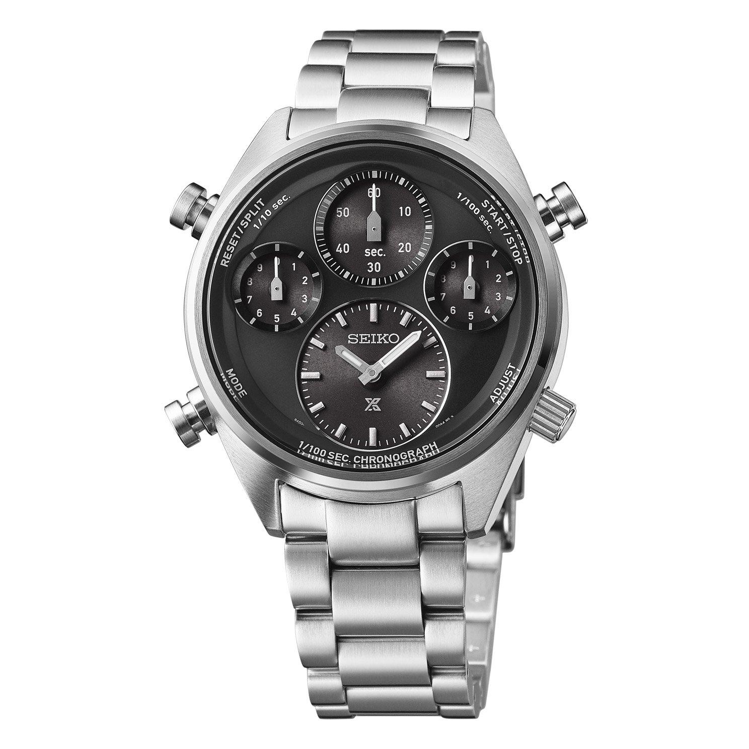 Seiko men's stainless steel best sale chronograph watch