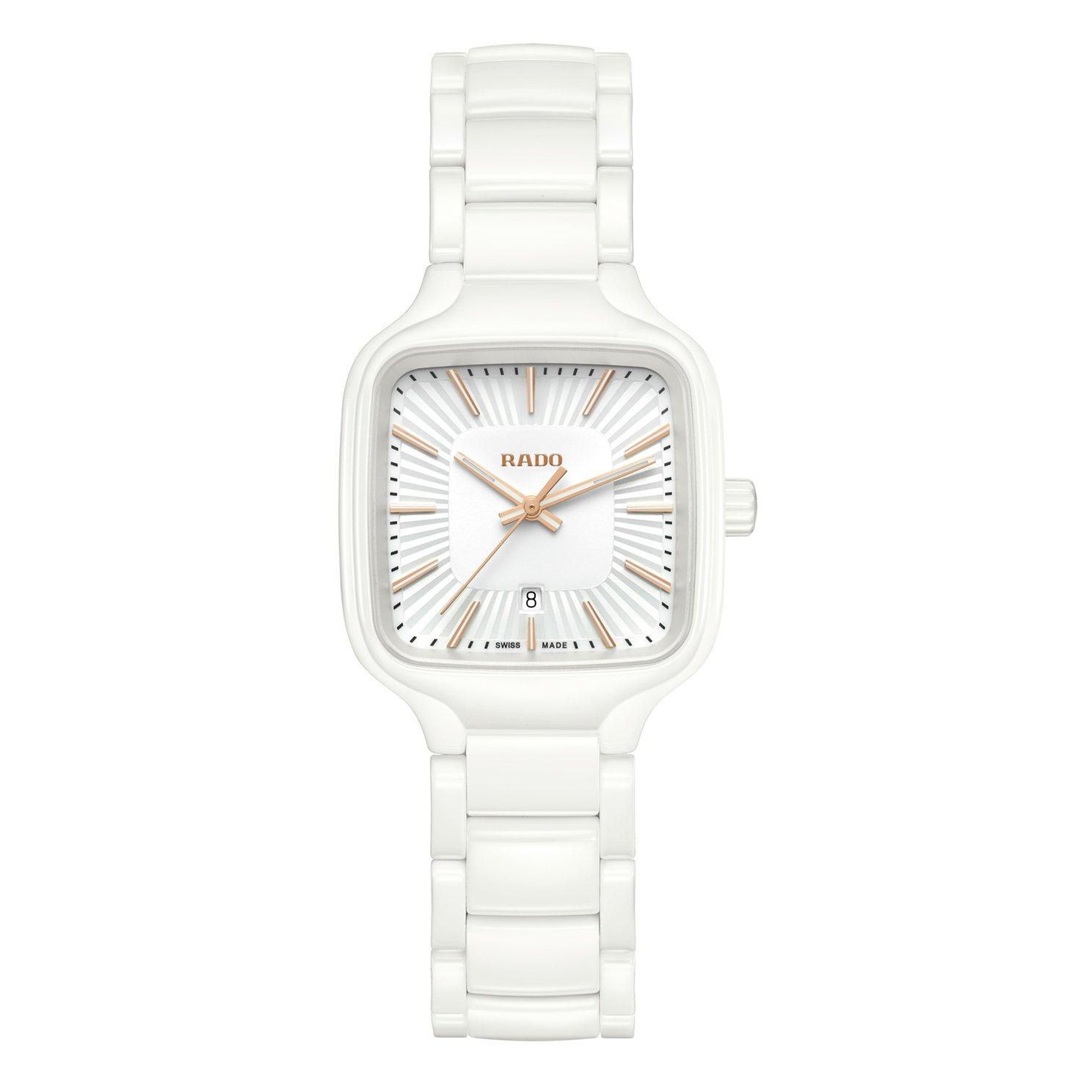 Rado True Square 29.2mm High-Tech Ceramic Ladies Watch