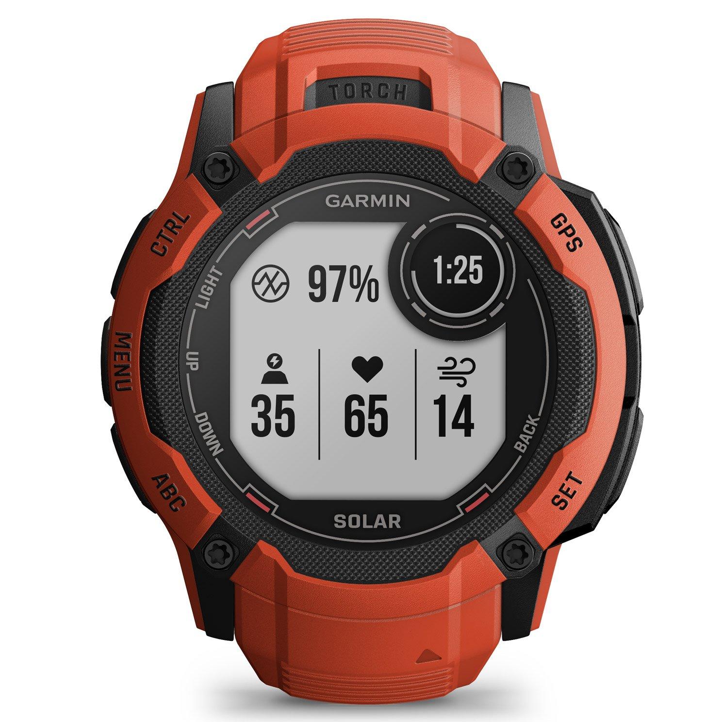 Garmin instinct best sale solar red flame