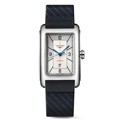 Longines DolceVita Stainless Steel Leather Automatic Men’s Watch ...