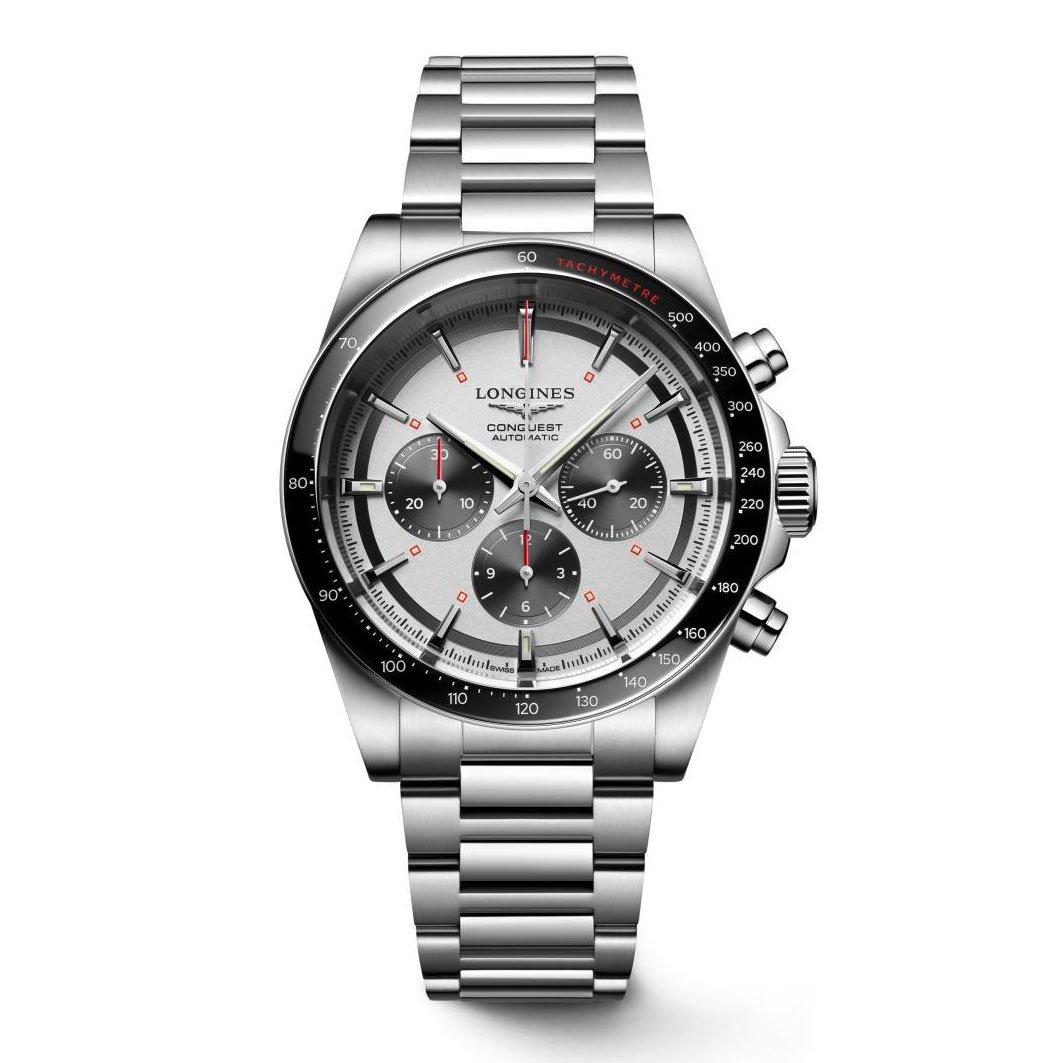 Longines Conquest 42mm Chronograph Automatic Men’s Watch L38354726 | 42 ...