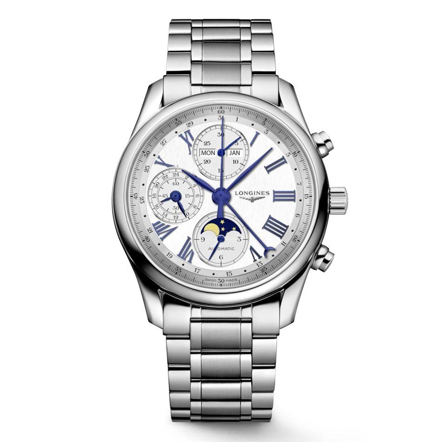 longines master collection chronograph moonphase automatic men’s watch