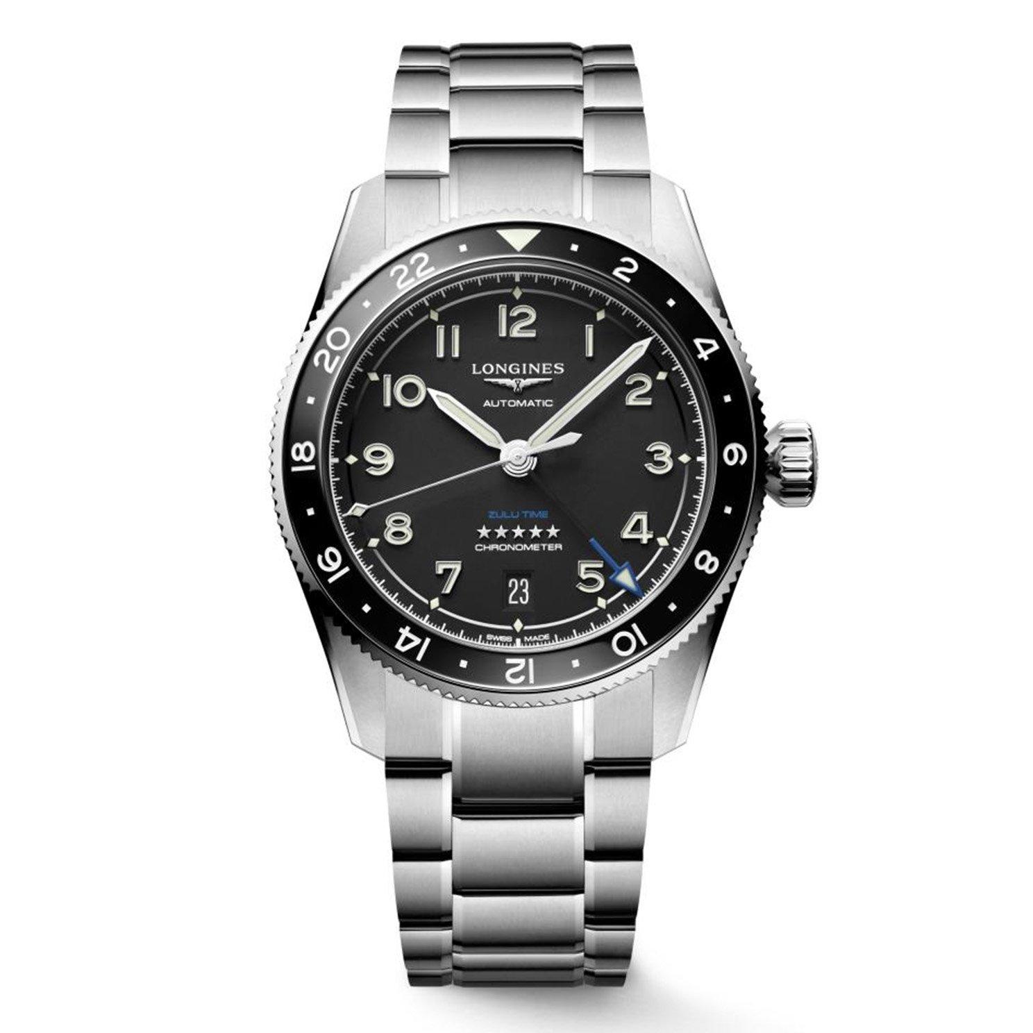 Longines Spirit Zulu Time 39mm Automatic Men's Watch L38024636